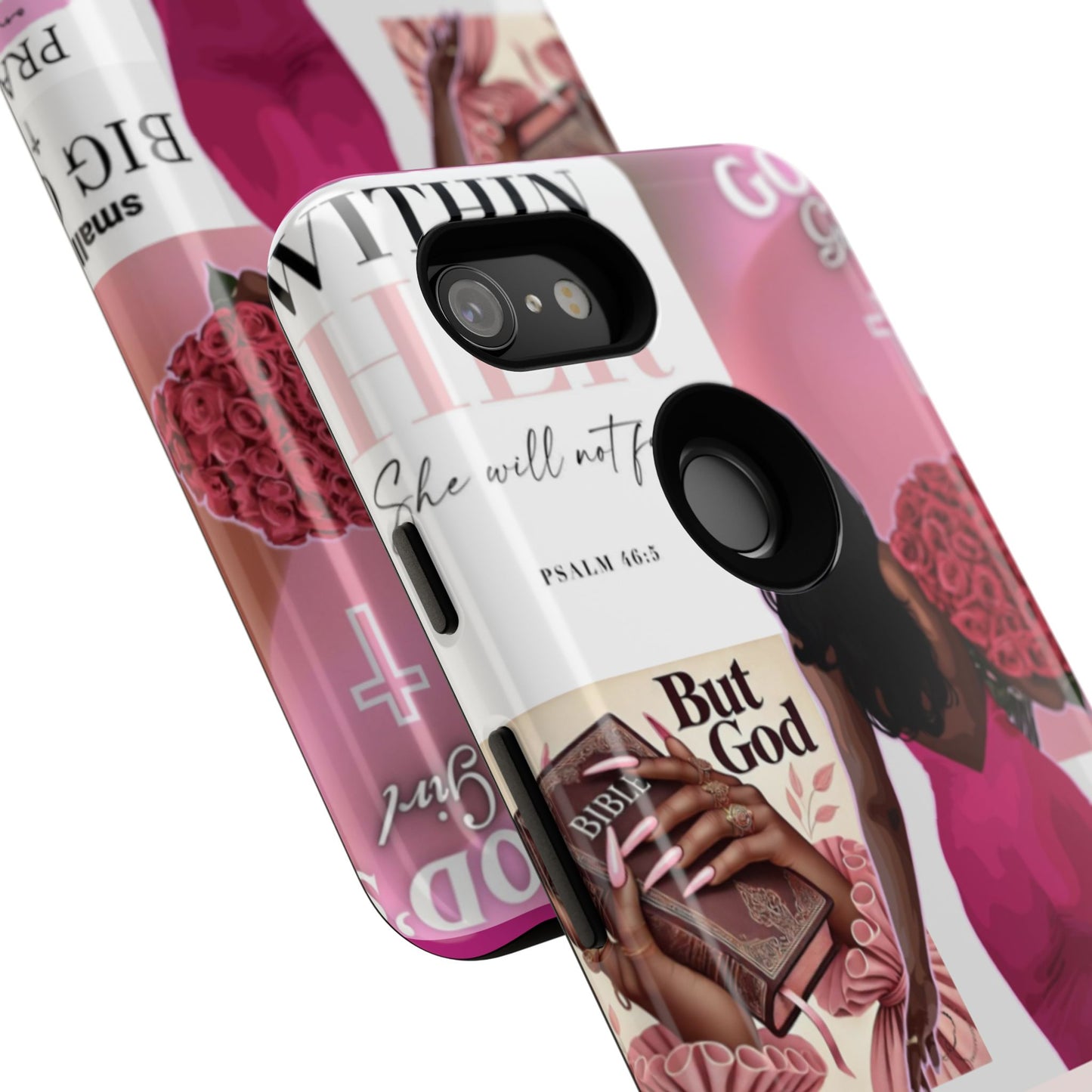 Same girl new game glow up with God phone case
