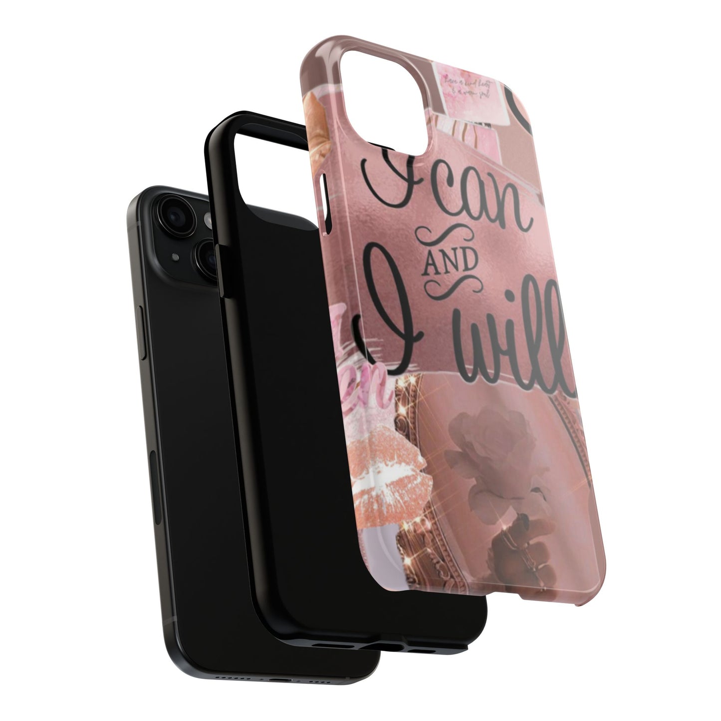 I can and I will  phone case faith, focus, and fierceness