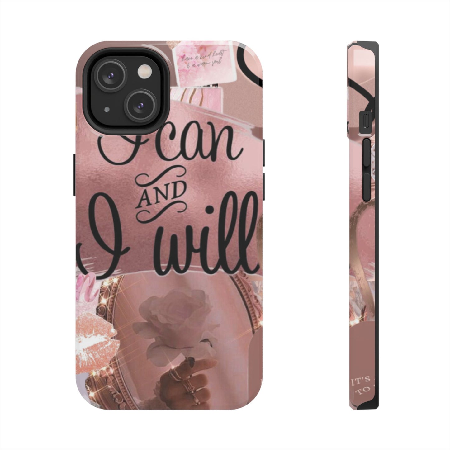 I can and I will  phone case faith, focus, and fierceness
