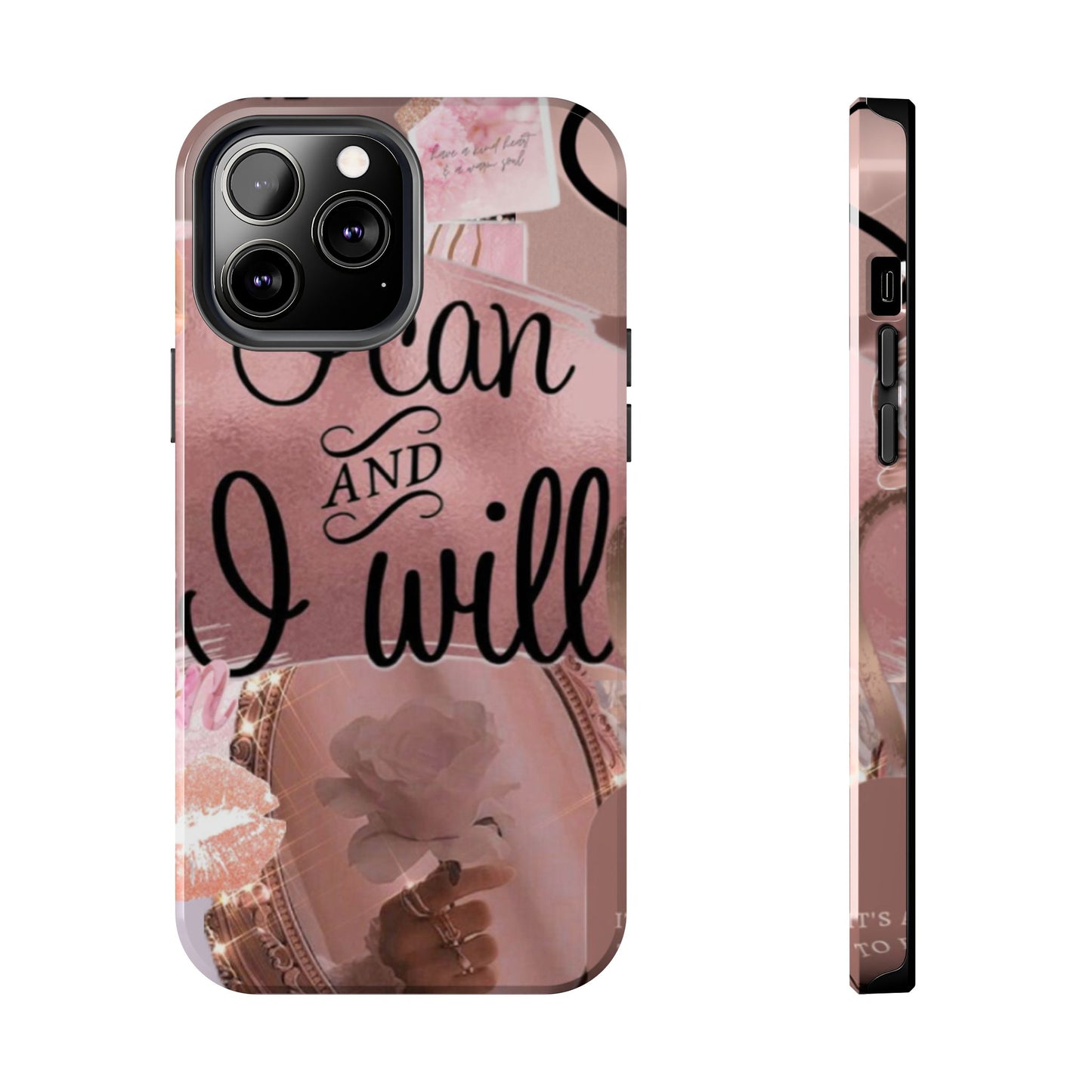 I can and I will  phone case faith, focus, and fierceness