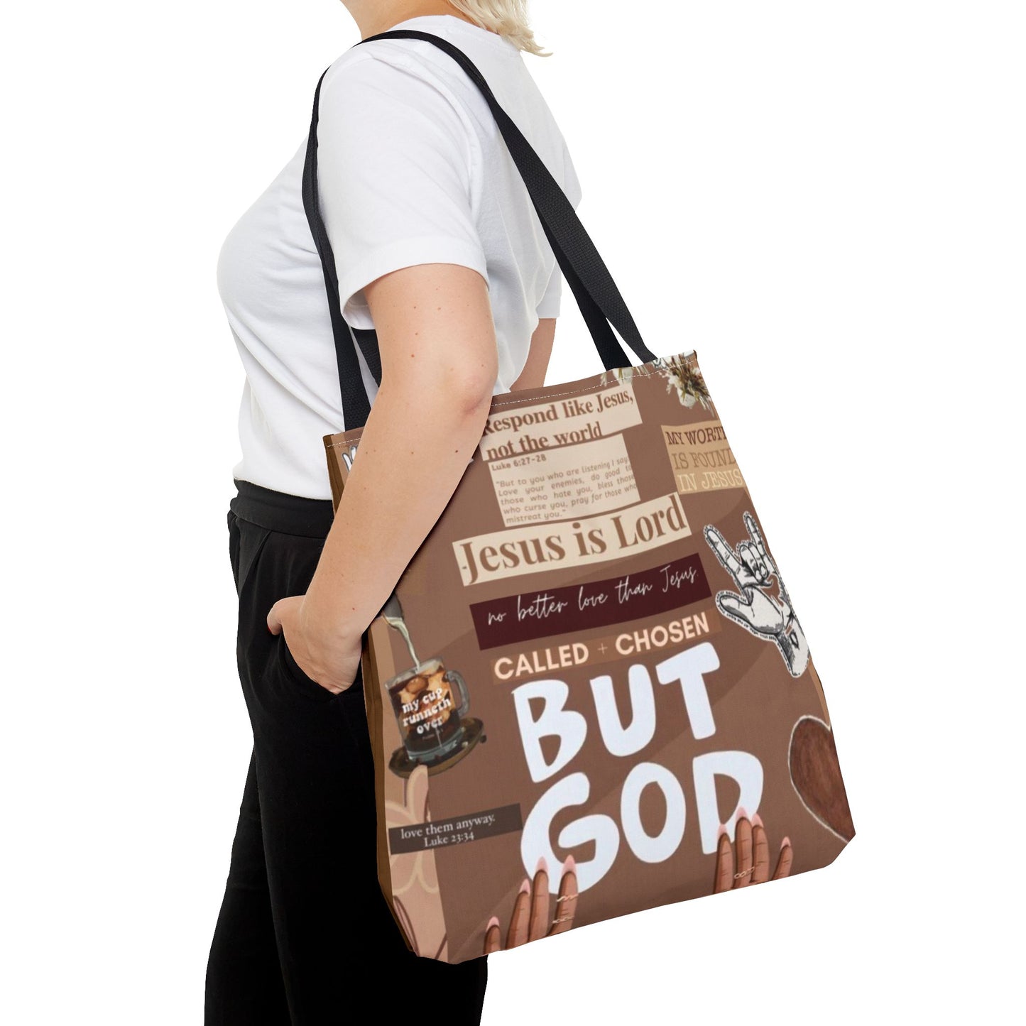Inspirational Christian Tote Bag - 'Jesus is Lord' Design