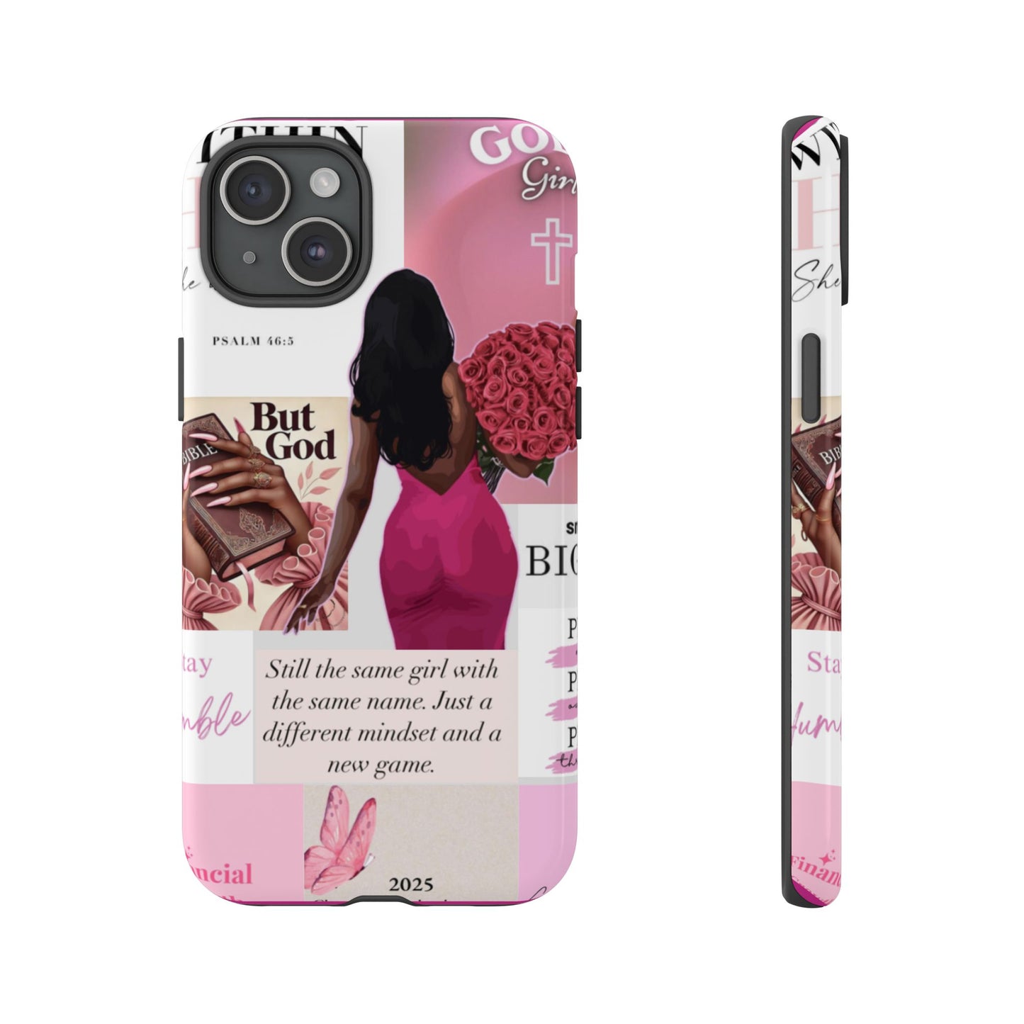 Same girl new game glow up with God phone case