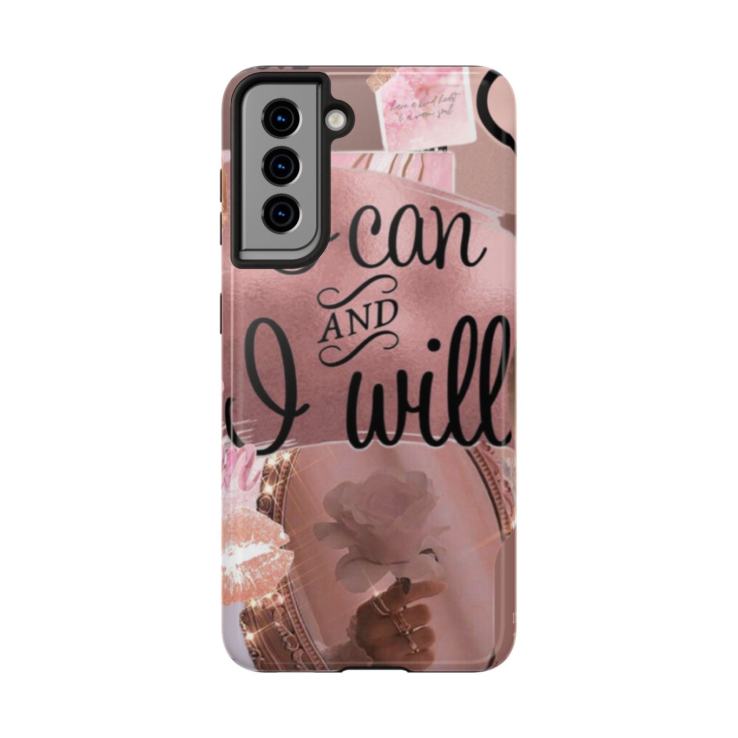I can and I will  phone case faith, focus, and fierceness