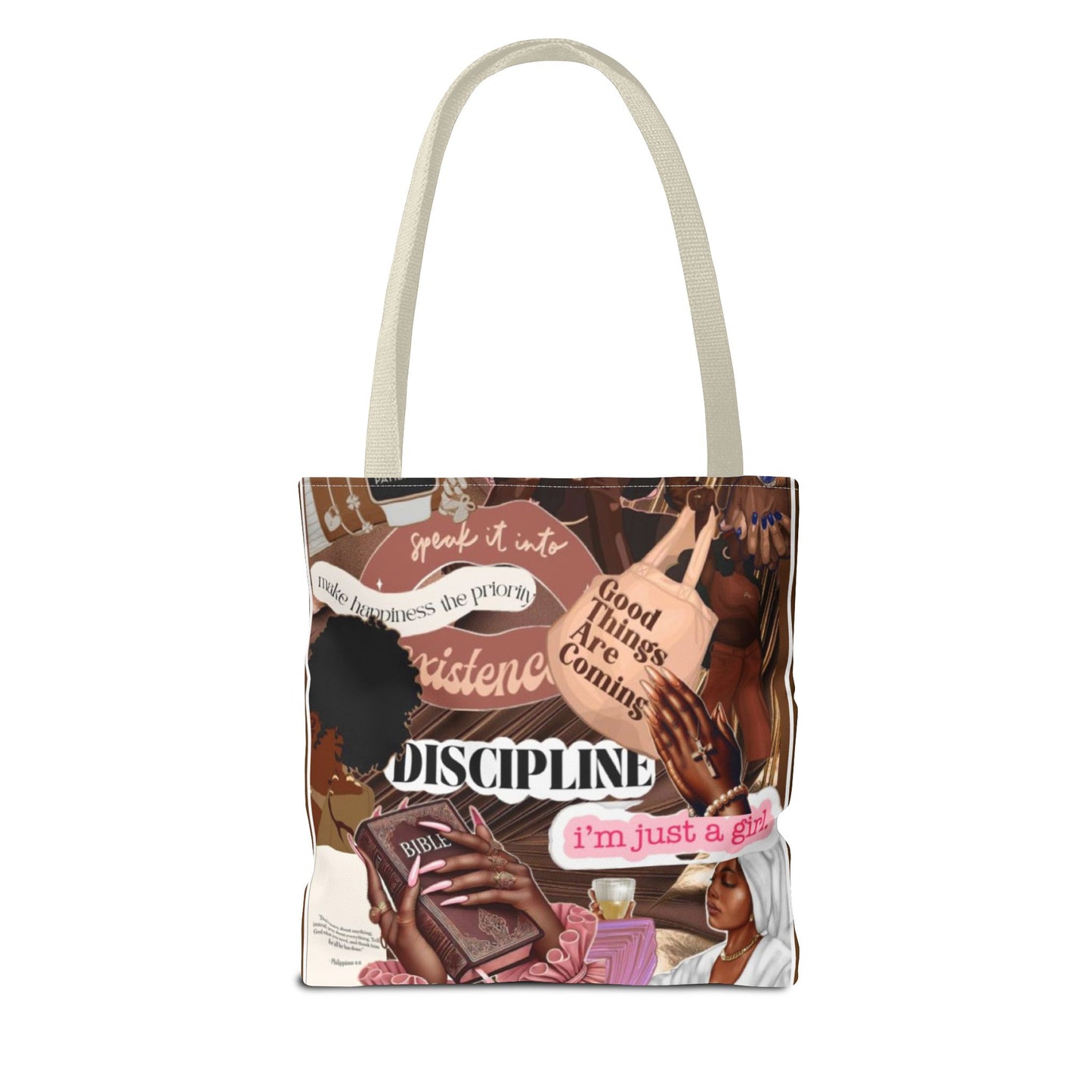 Empowerment Tote Bag - Discipline & Inspiration
