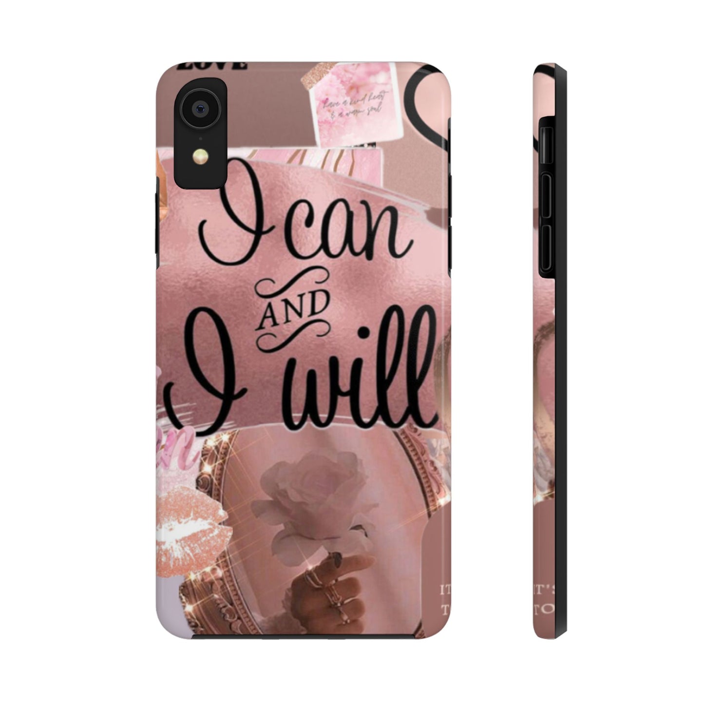 I can and I will  phone case faith, focus, and fierceness