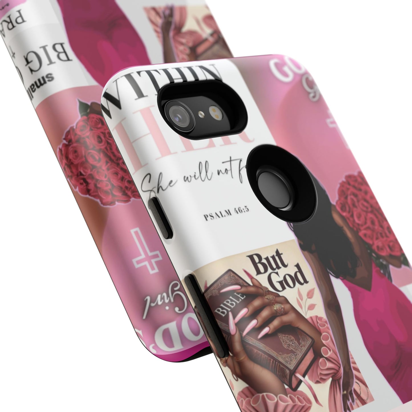 Same girl new game glow up with God phone case