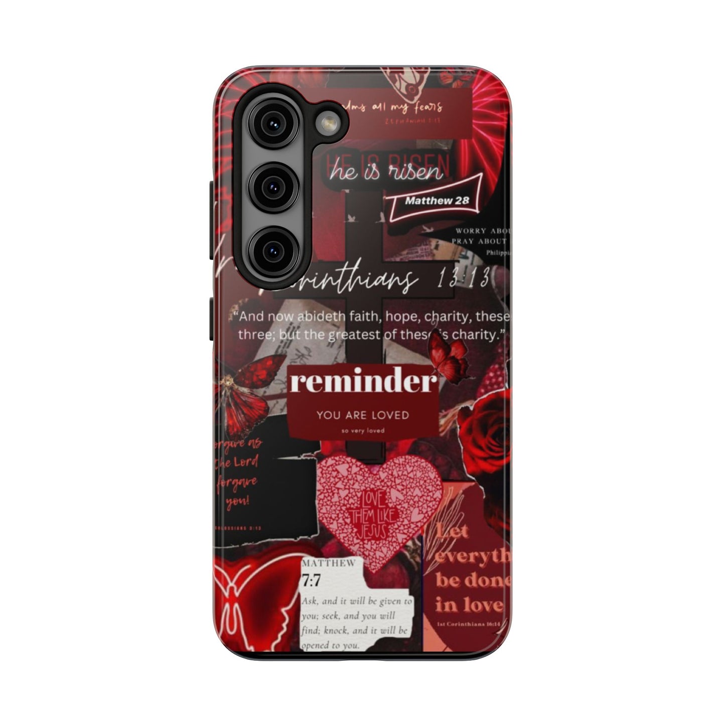 You are loved phone case, faith, love, and bold truth