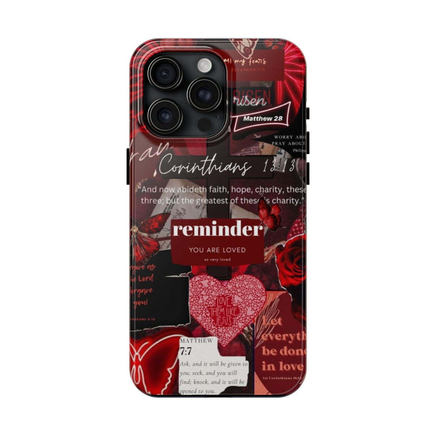 You are loved phone case, faith, love, and bold truth