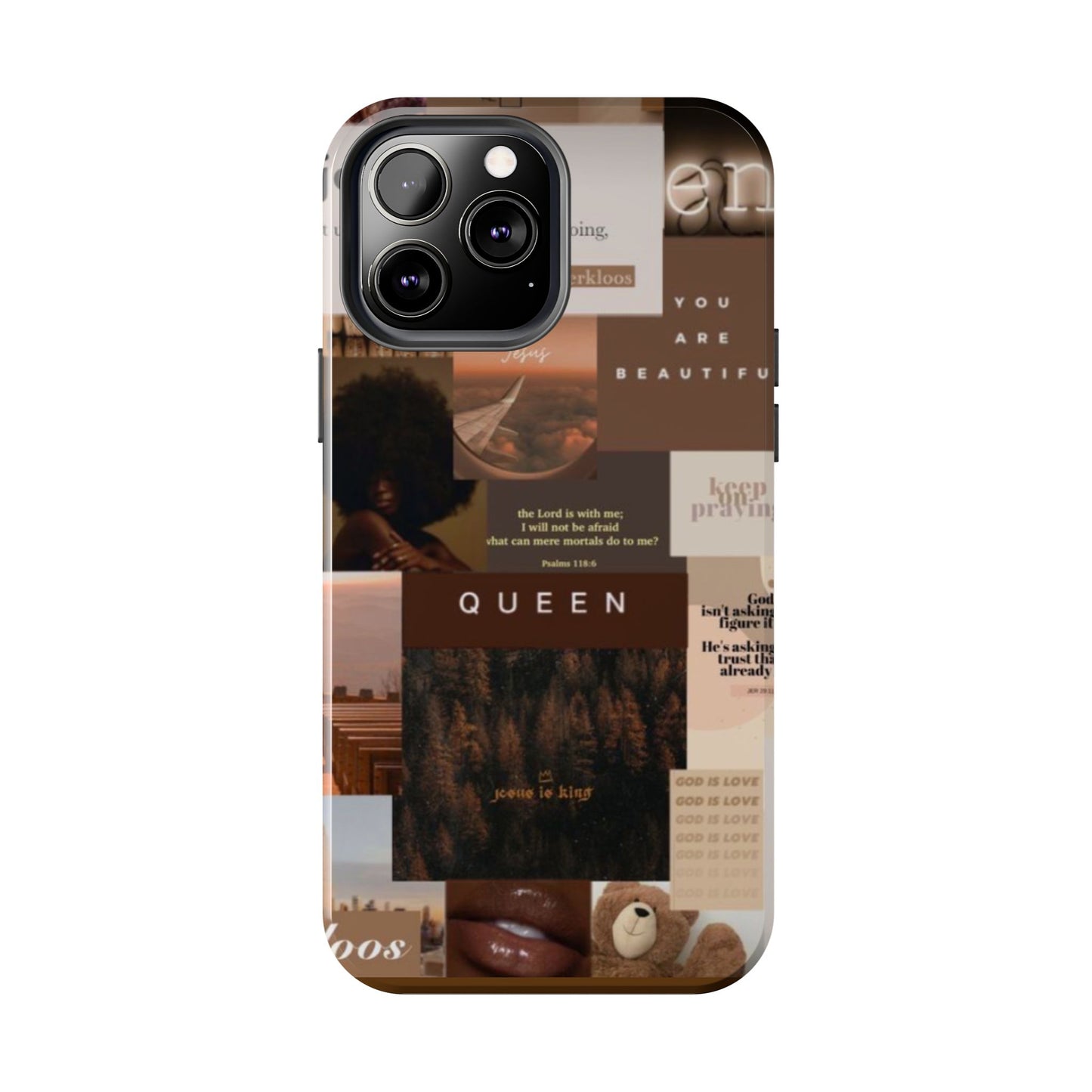 Jesus is King phone case identity, trust and power and every hold