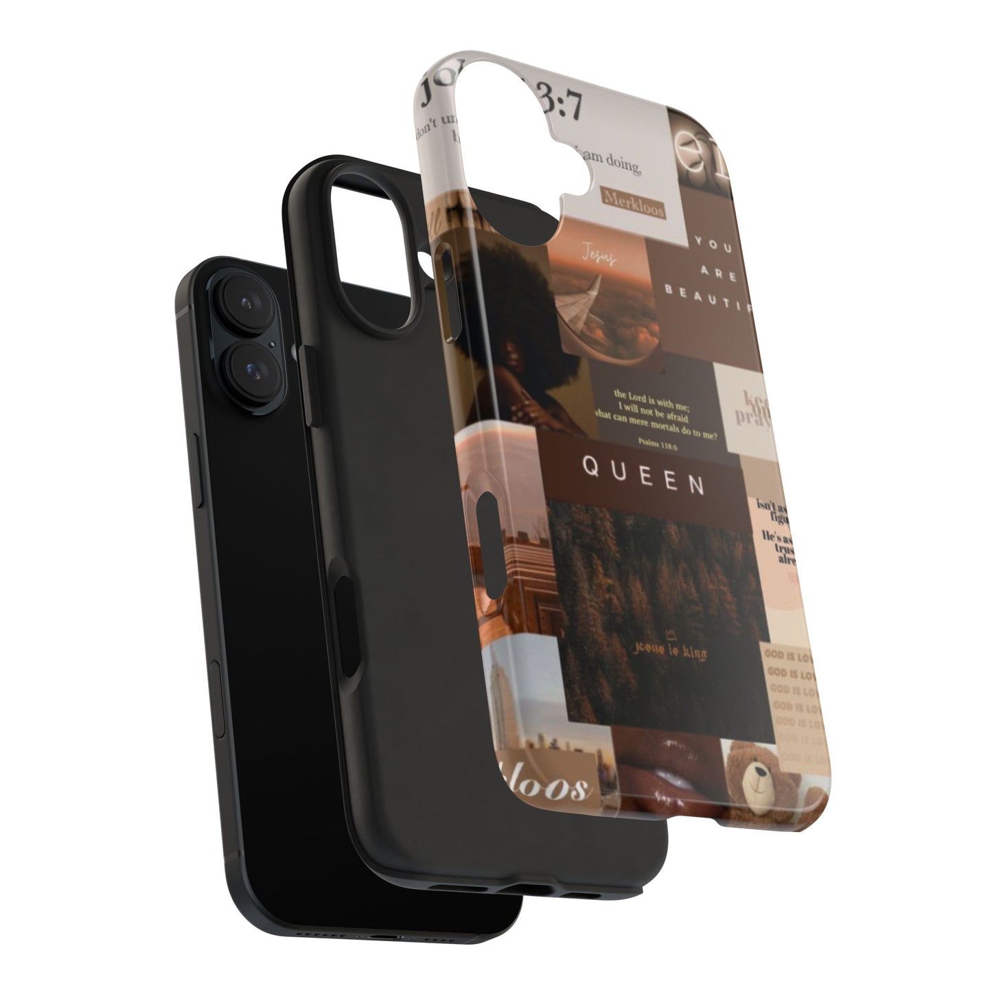 Jesus is King phone case identity, trust and power and every hold