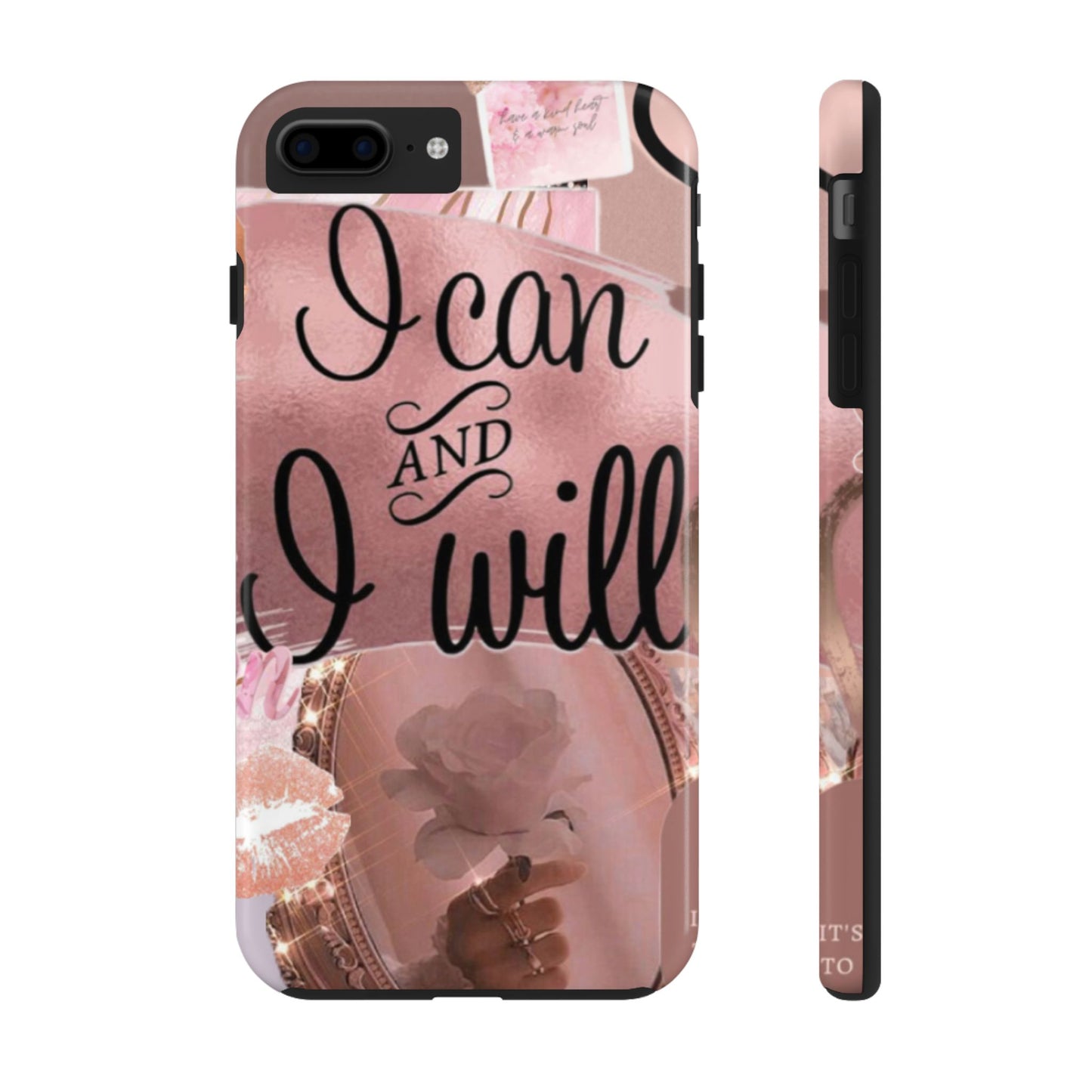 I can and I will  phone case faith, focus, and fierceness