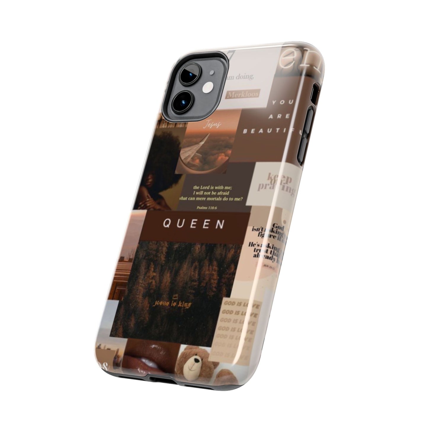 Jesus is King phone case identity, trust and power and every hold