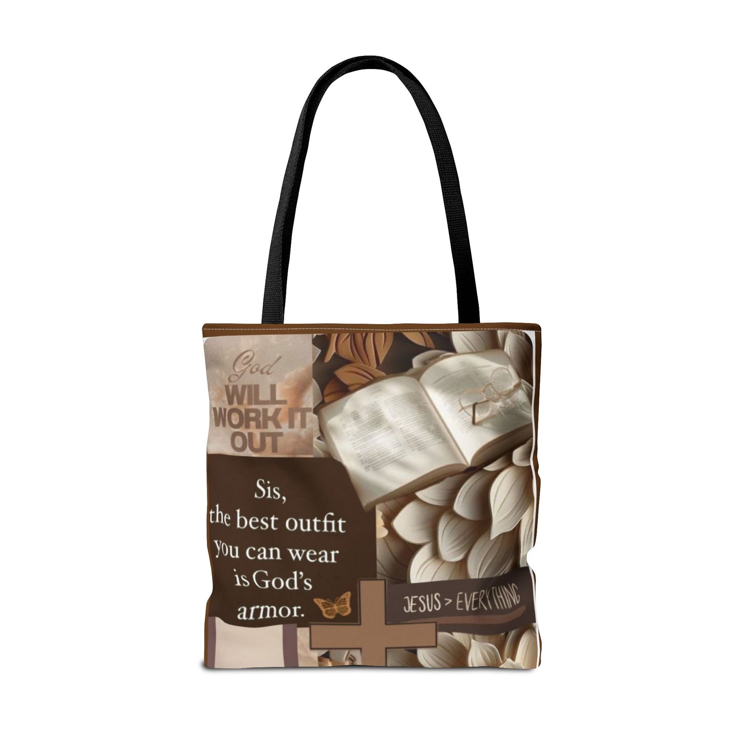 Inspirational Faith Tote Bag - Jesus is Everything Design