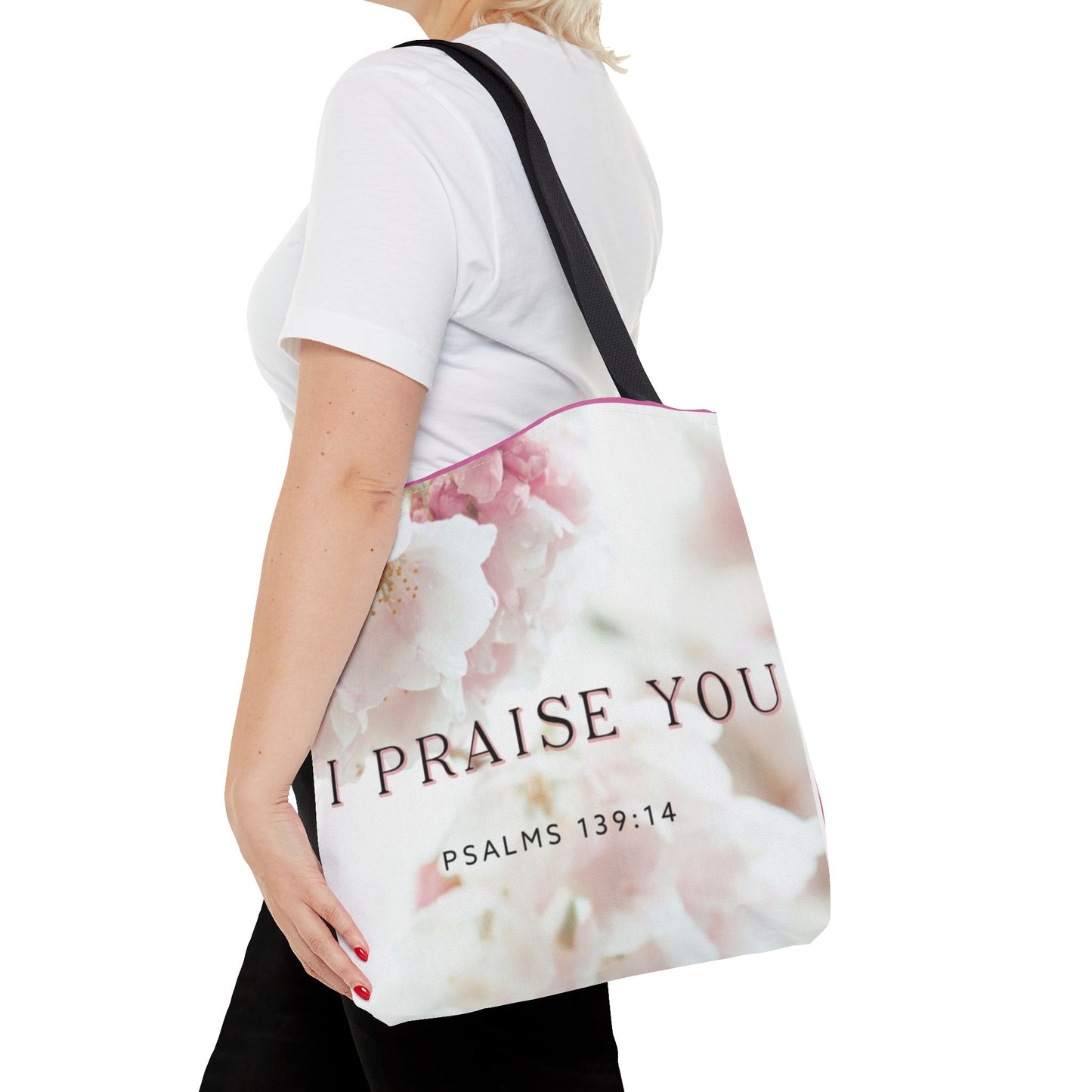 I praise you Tote Bag psalm 139:14
