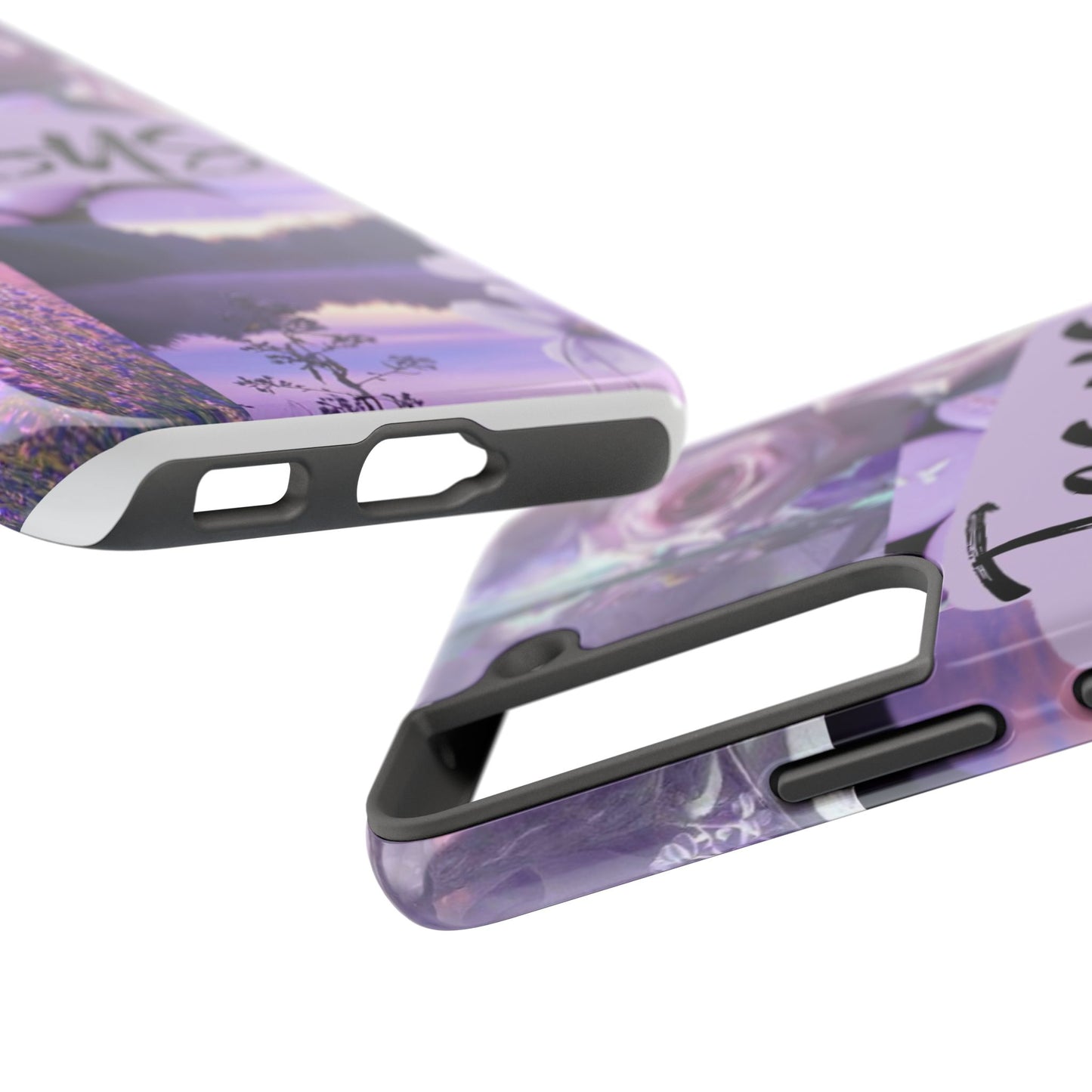 Jesus first phone case lavender floral faith design