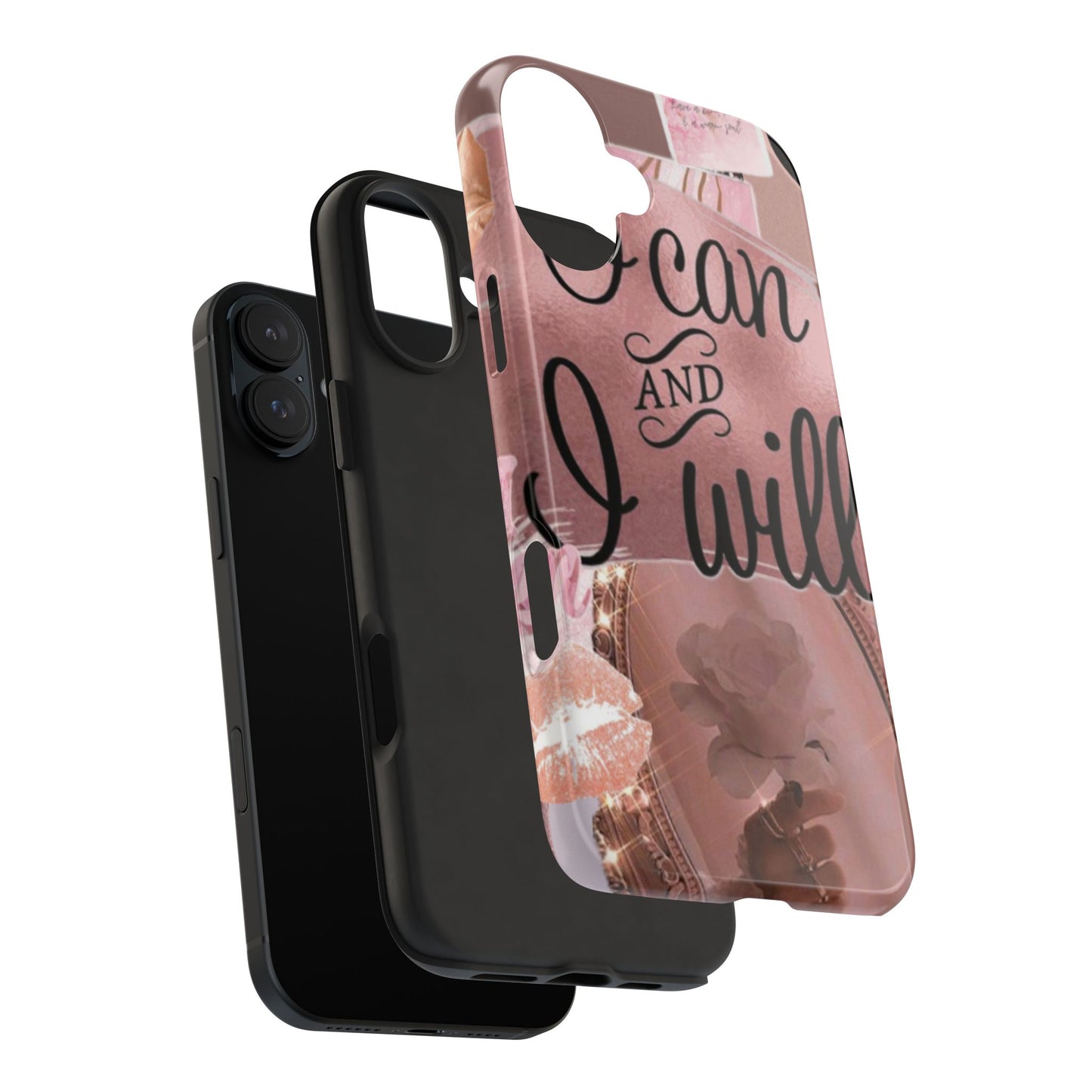 I can and I will  phone case faith, focus, and fierceness