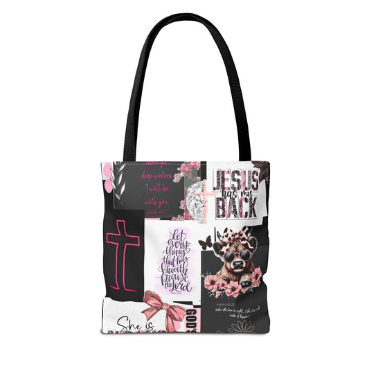 Inspirational Christian Tote Bag - Faith & Love Designs