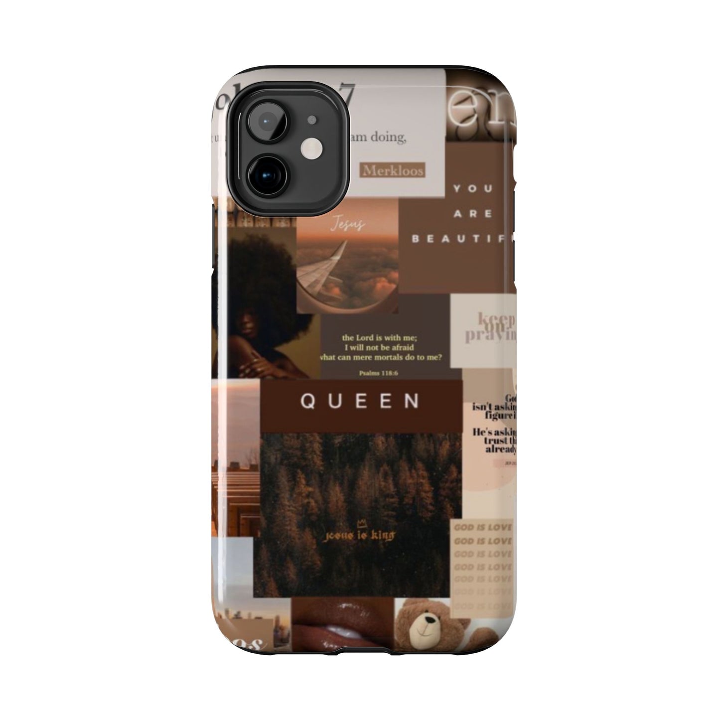 Jesus is King phone case identity, trust and power and every hold