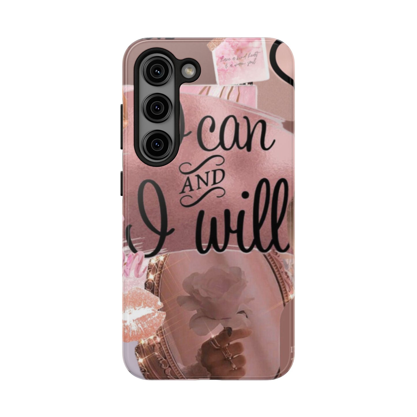 I can and I will  phone case faith, focus, and fierceness