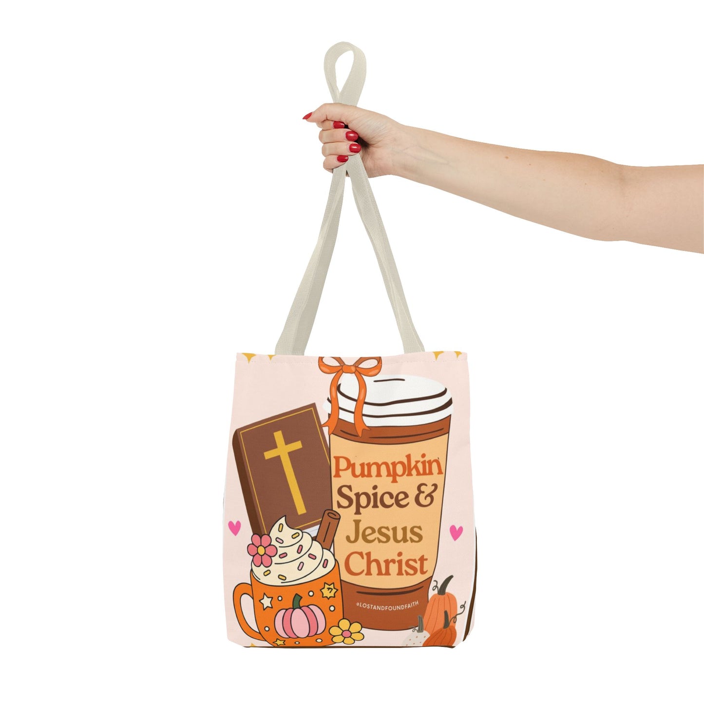 Pumpkin Spice & Jesus Tote Bag