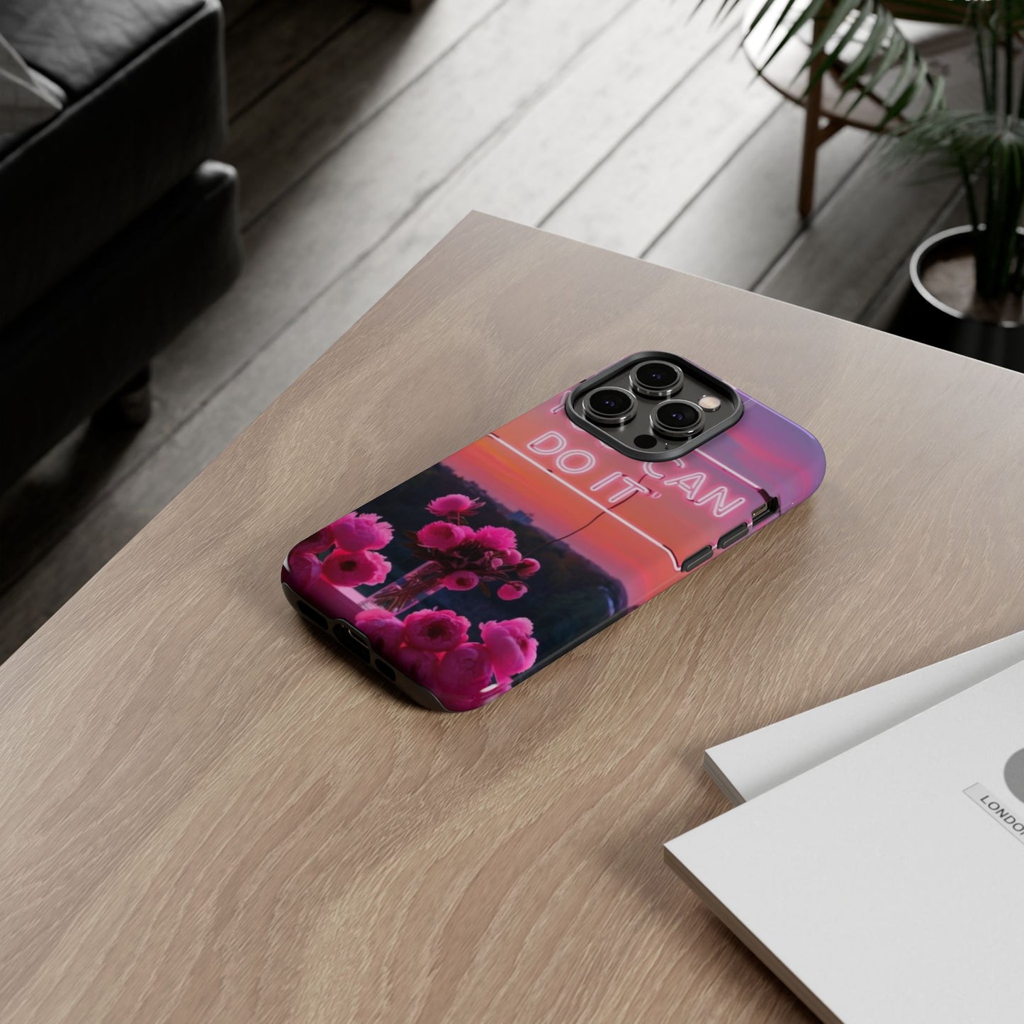 You can do it phone case bold words, soft strength