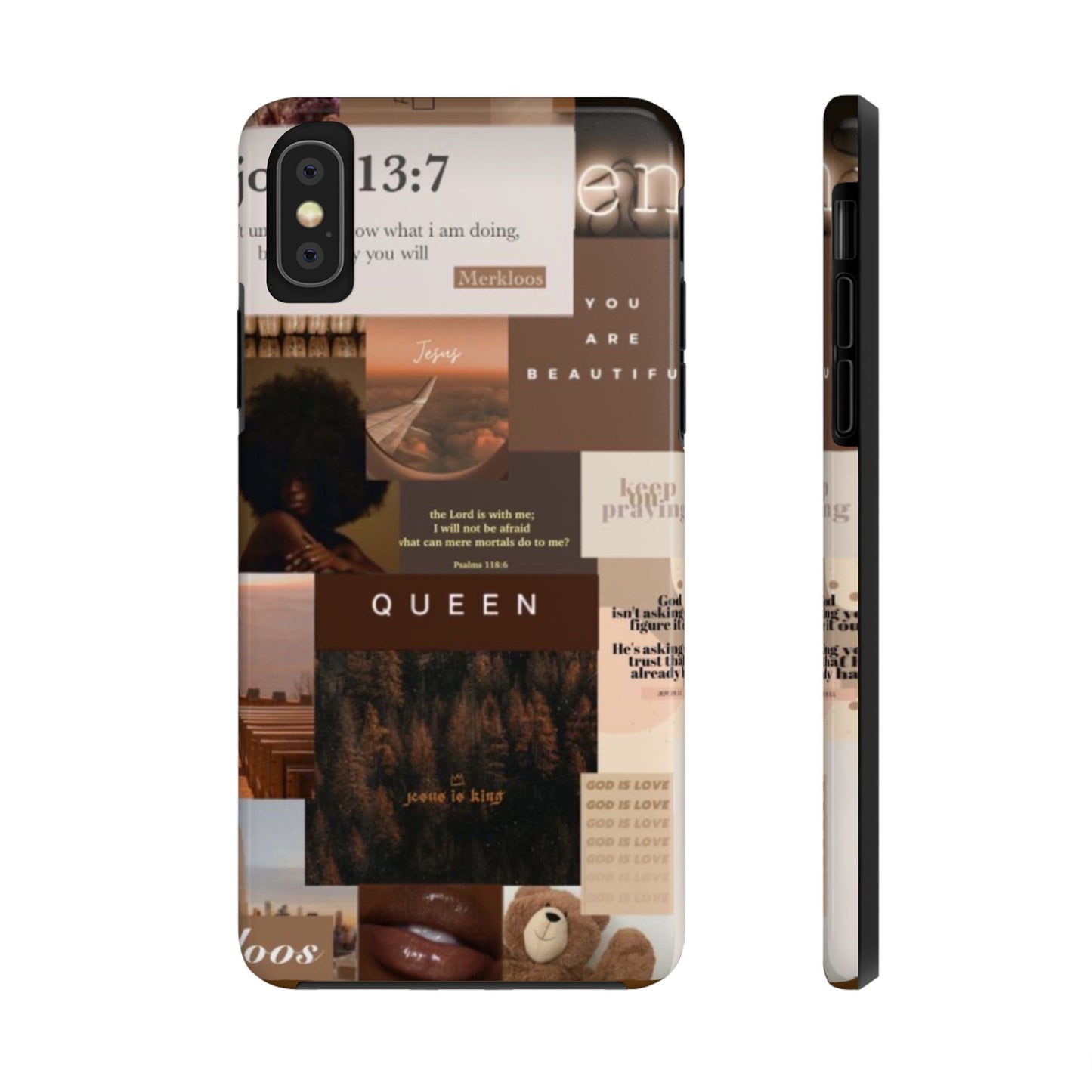 Jesus is King phone case identity, trust and power and every hold