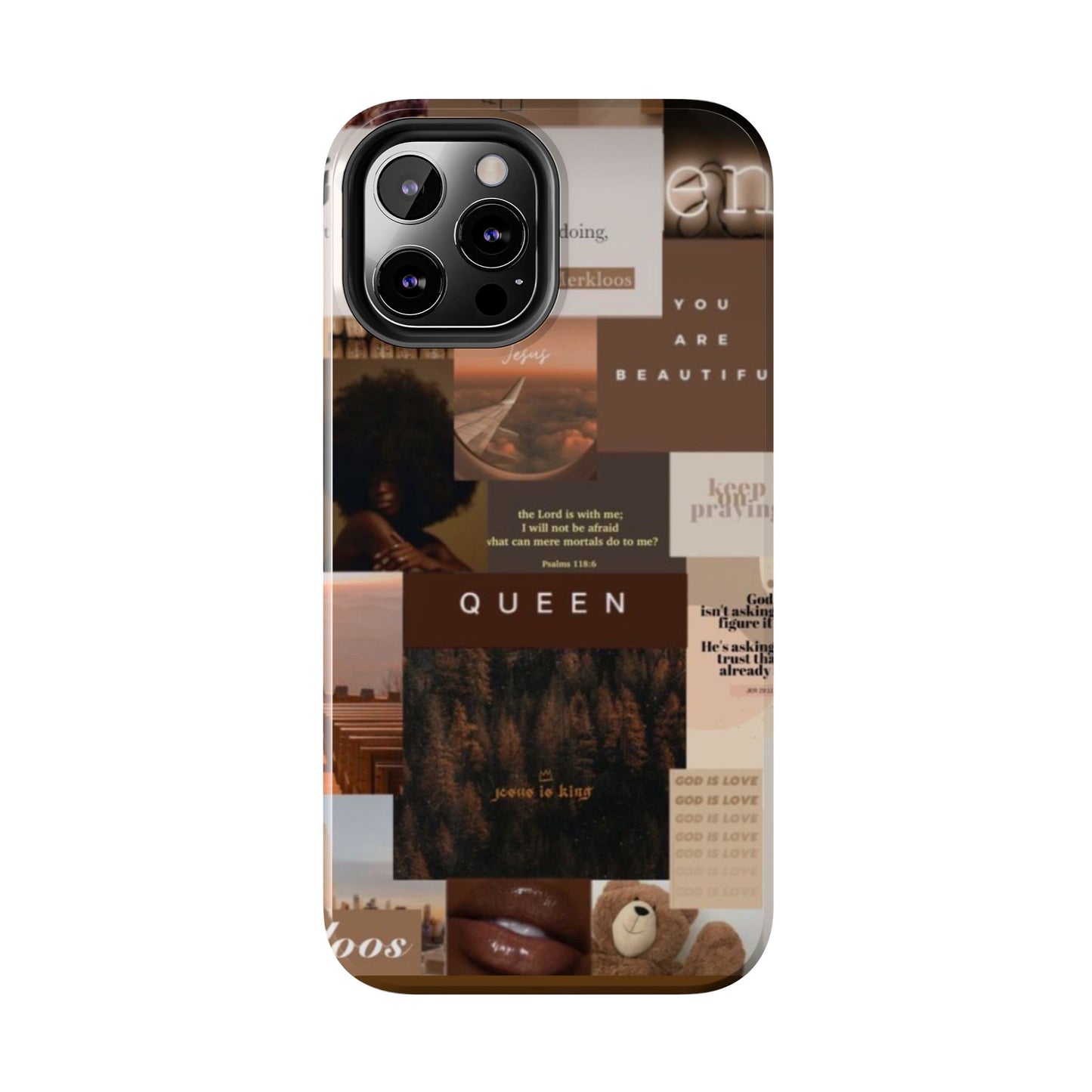 Jesus is King phone case identity, trust and power and every hold