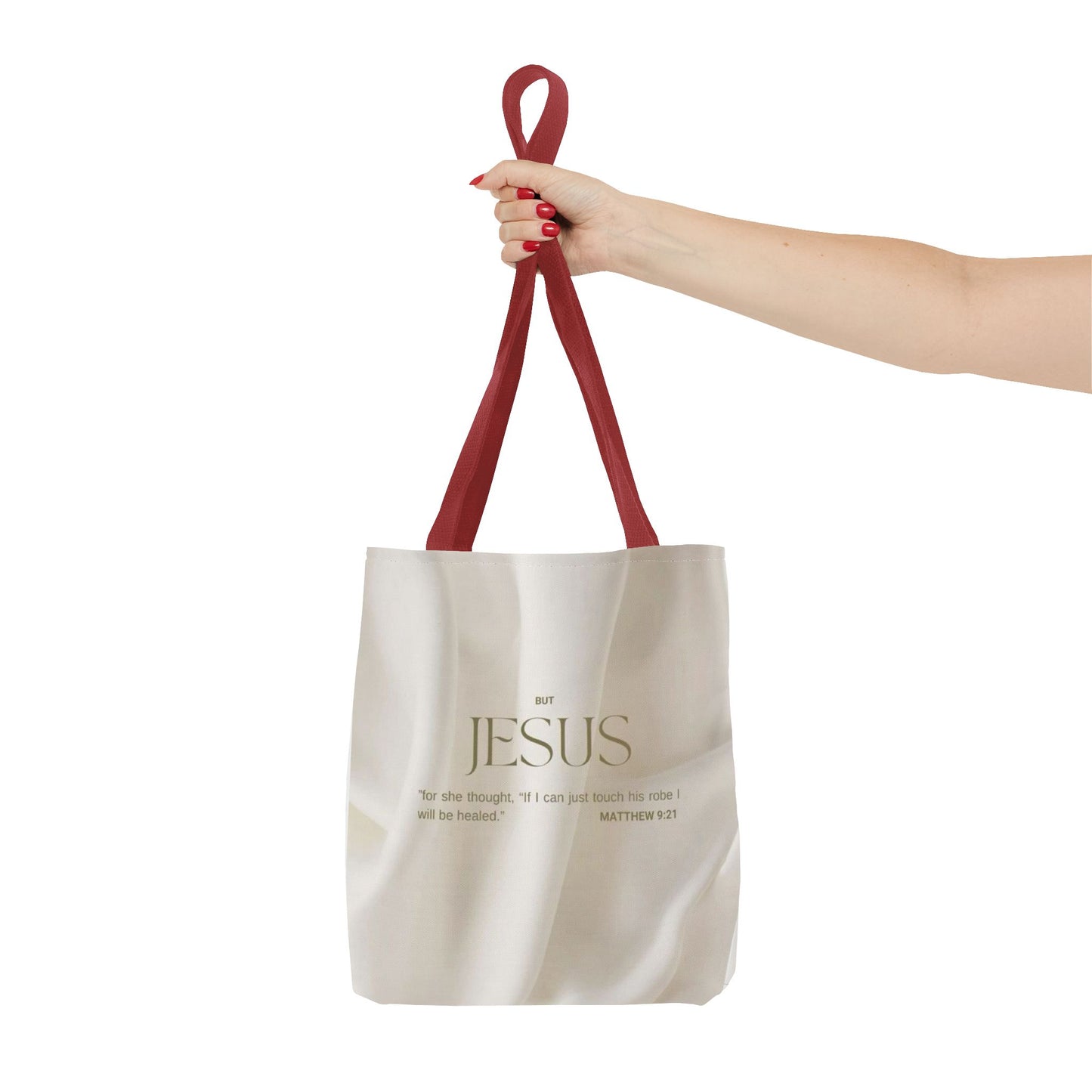 But Jesus healing scripture Tote Bag