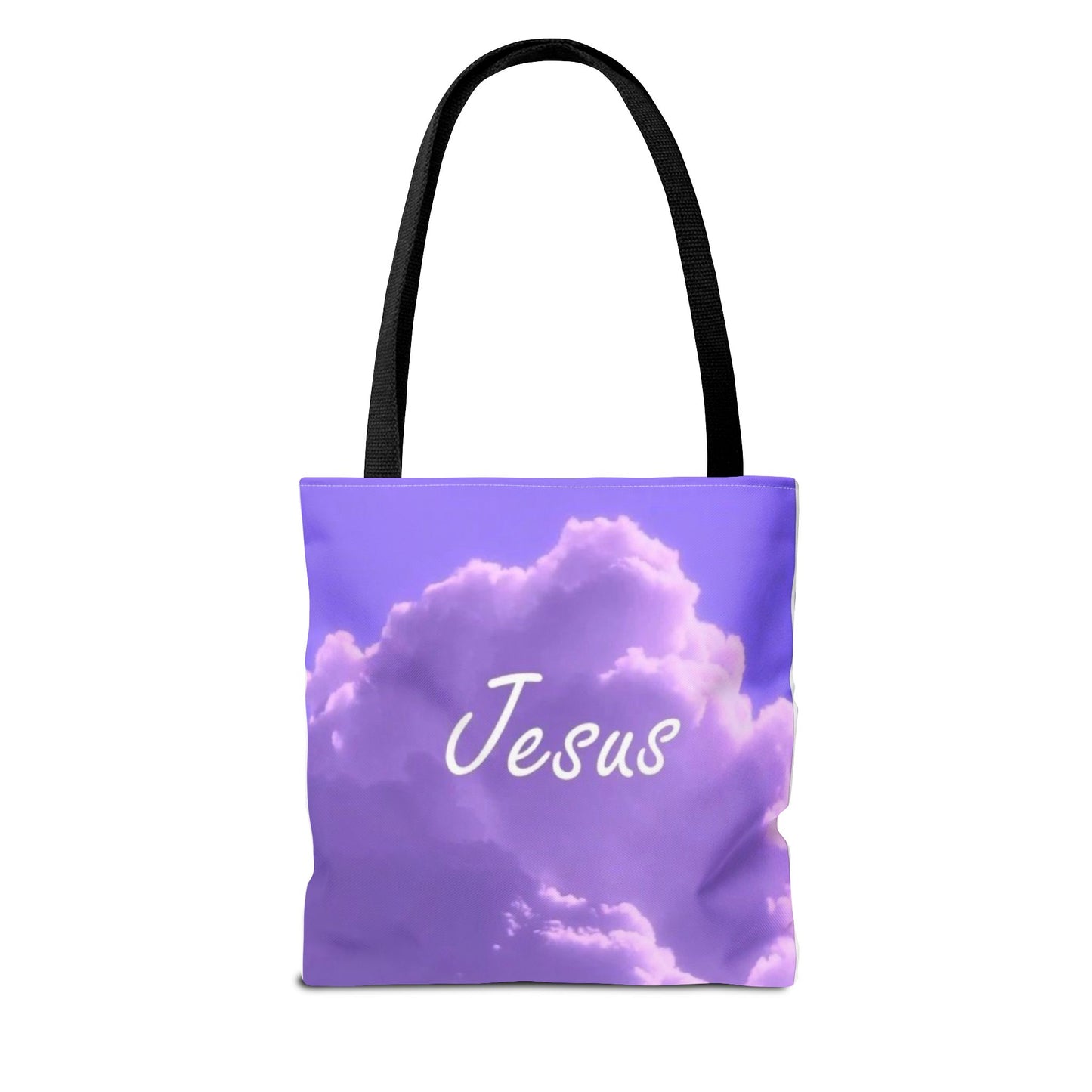 Inspirational Jesus Tote Bag - AOP Cloud Design