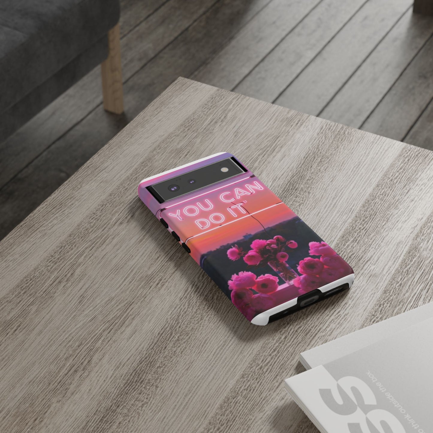 You can do it phone case bold words, soft strength
