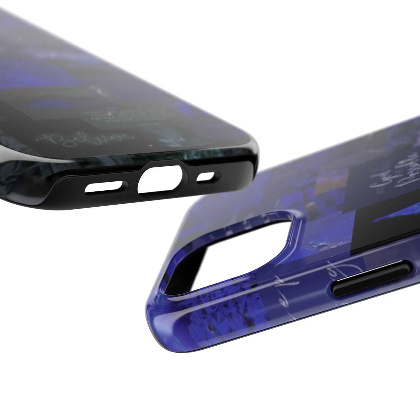 Deep blue faith, phone case with God, all things are possible