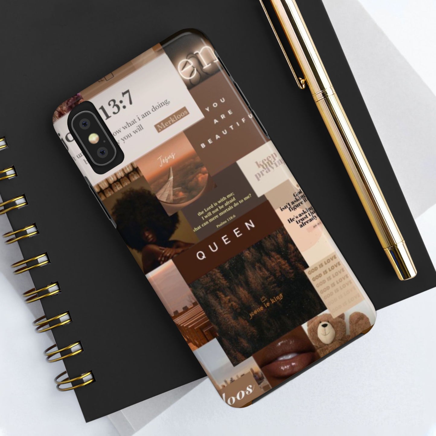 Jesus is King phone case identity, trust and power and every hold