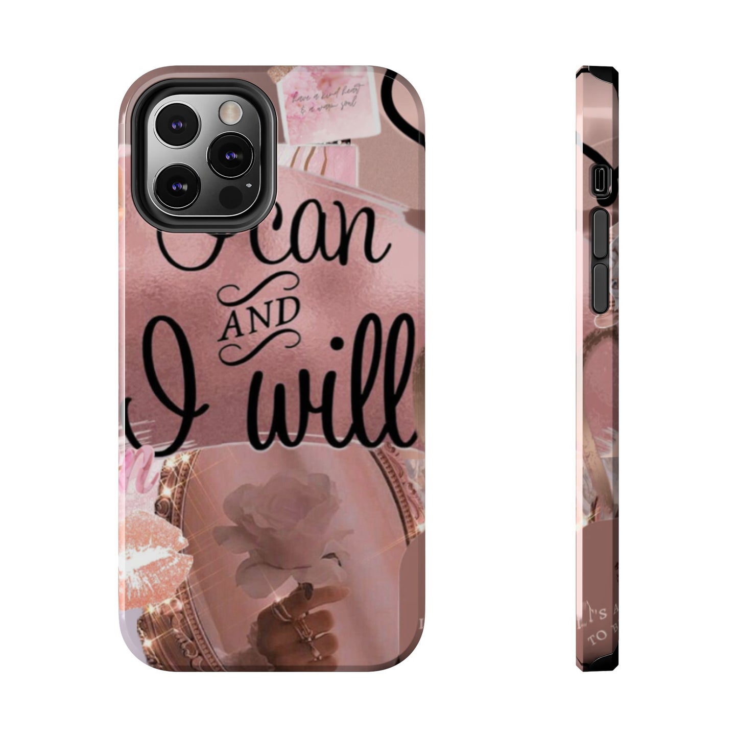 I can and I will  phone case faith, focus, and fierceness
