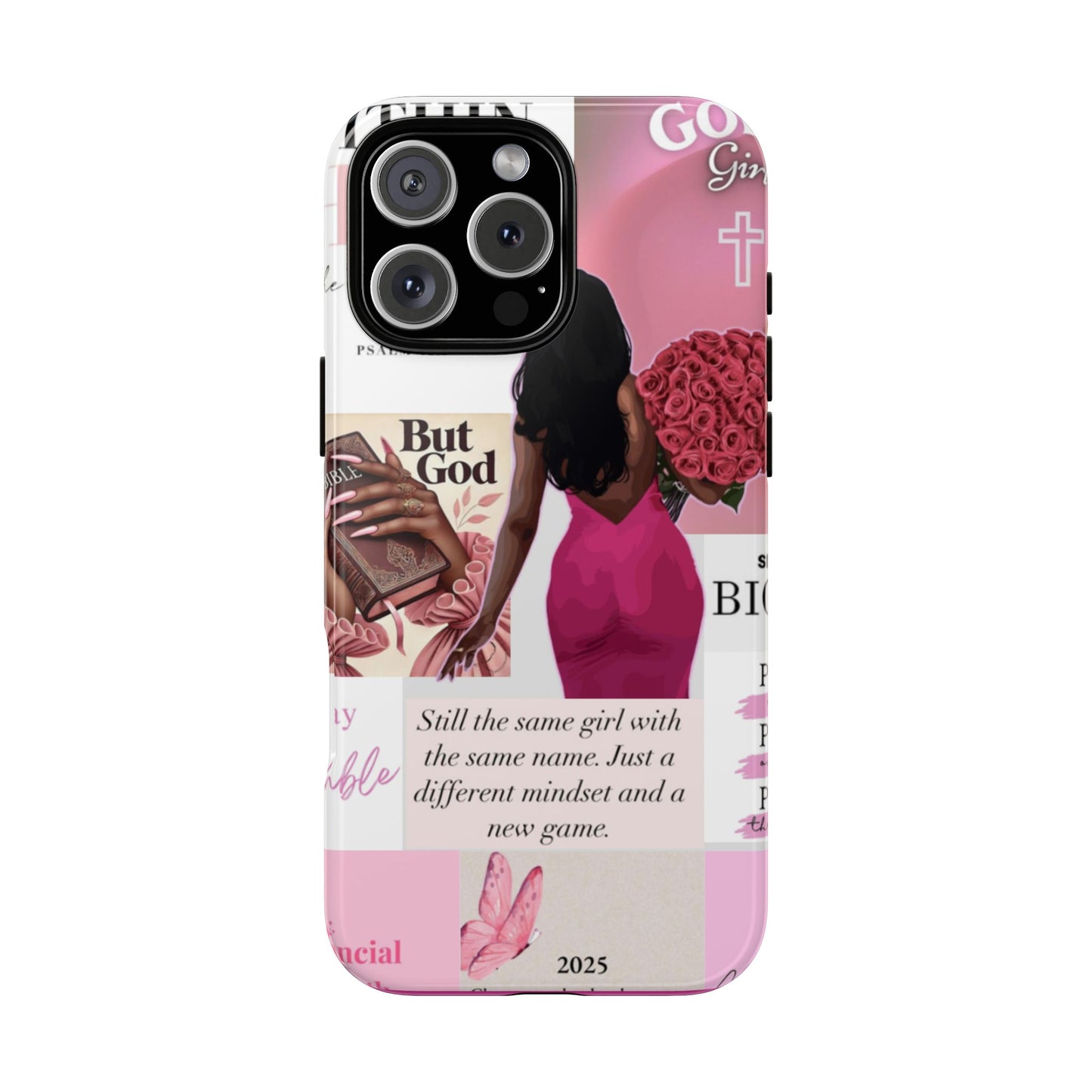 Same girl new game glow up with God phone case