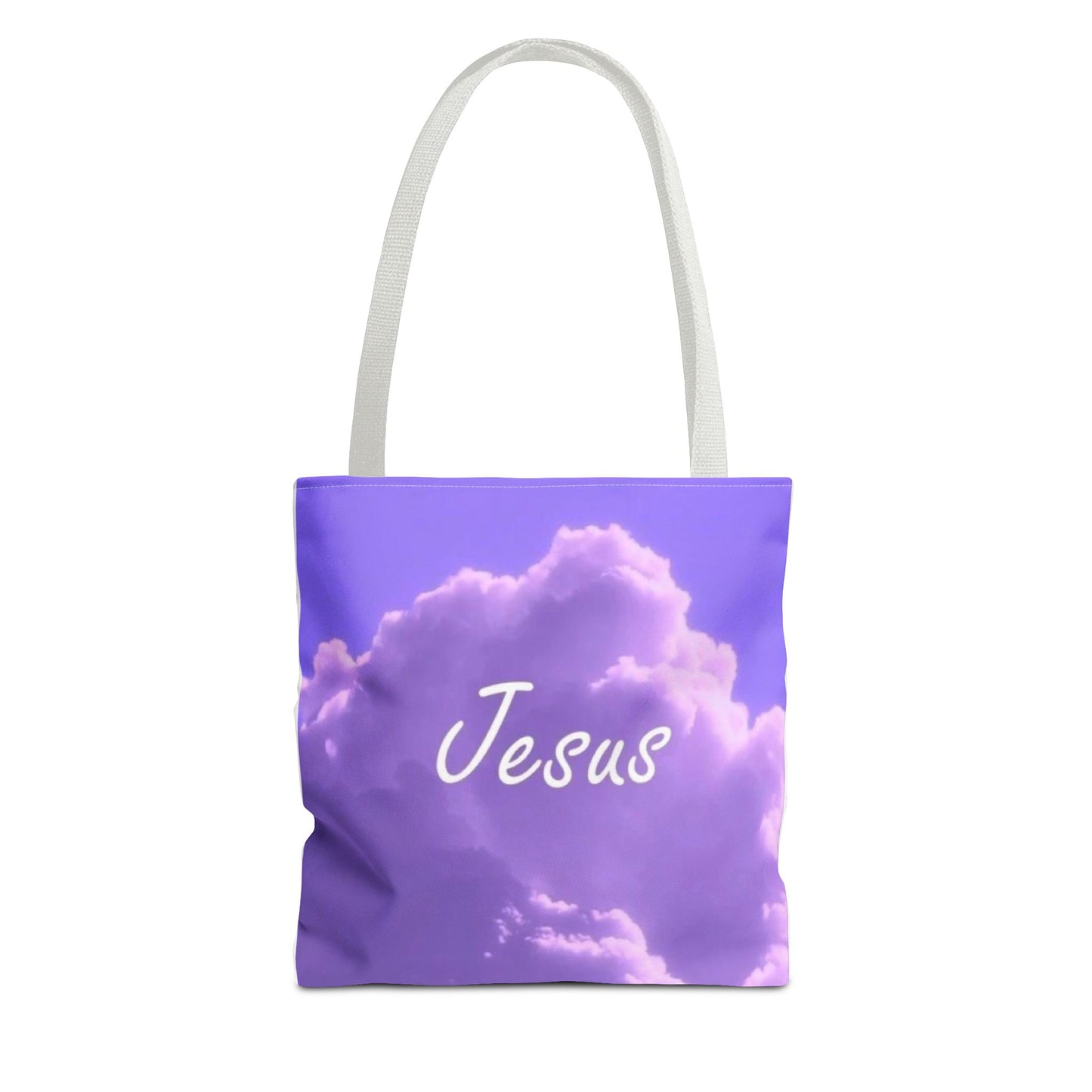 Inspirational Jesus Tote Bag - AOP Cloud Design
