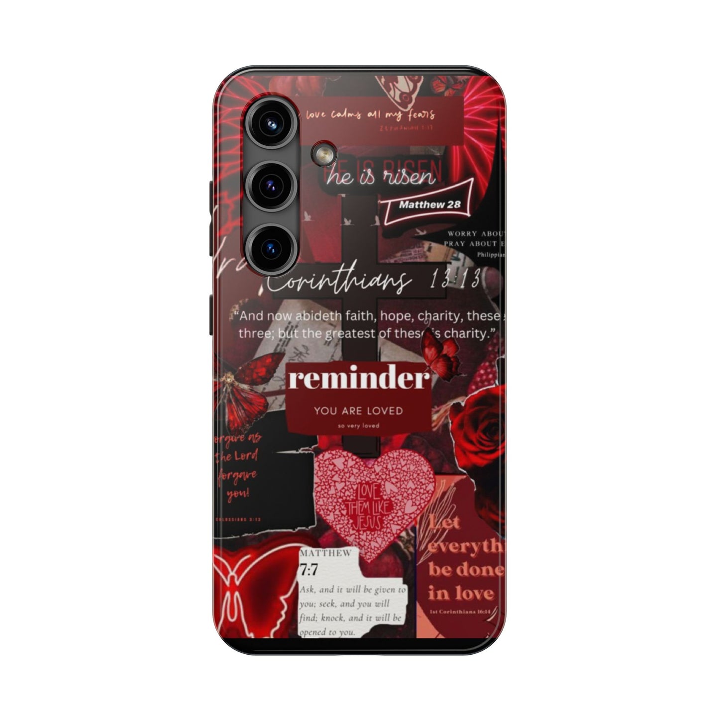 You are loved phone case, faith, love, and bold truth