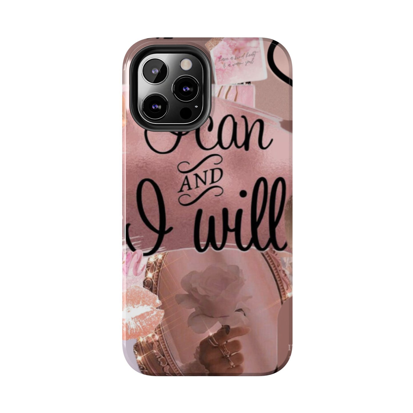 I can and I will  phone case faith, focus, and fierceness