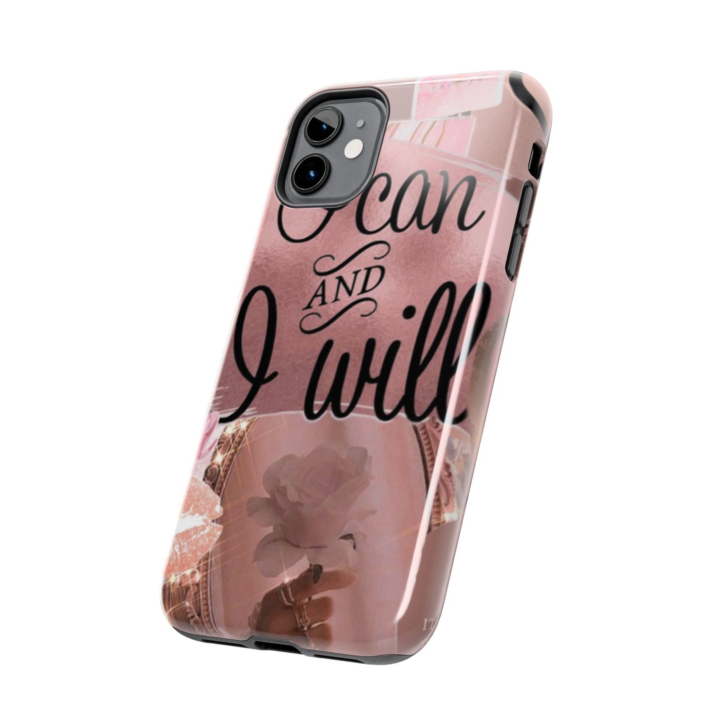 I can and I will  phone case faith, focus, and fierceness
