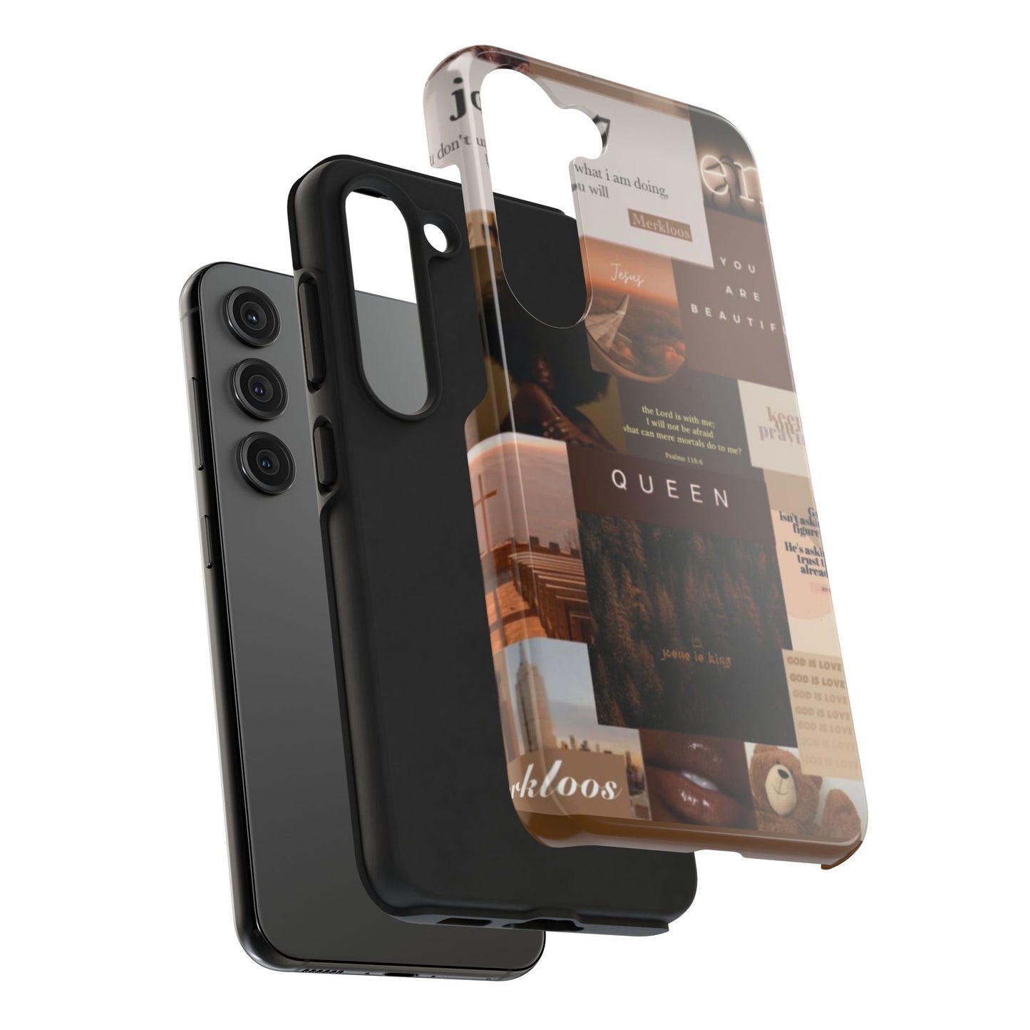 Jesus is King phone case identity, trust and power and every hold