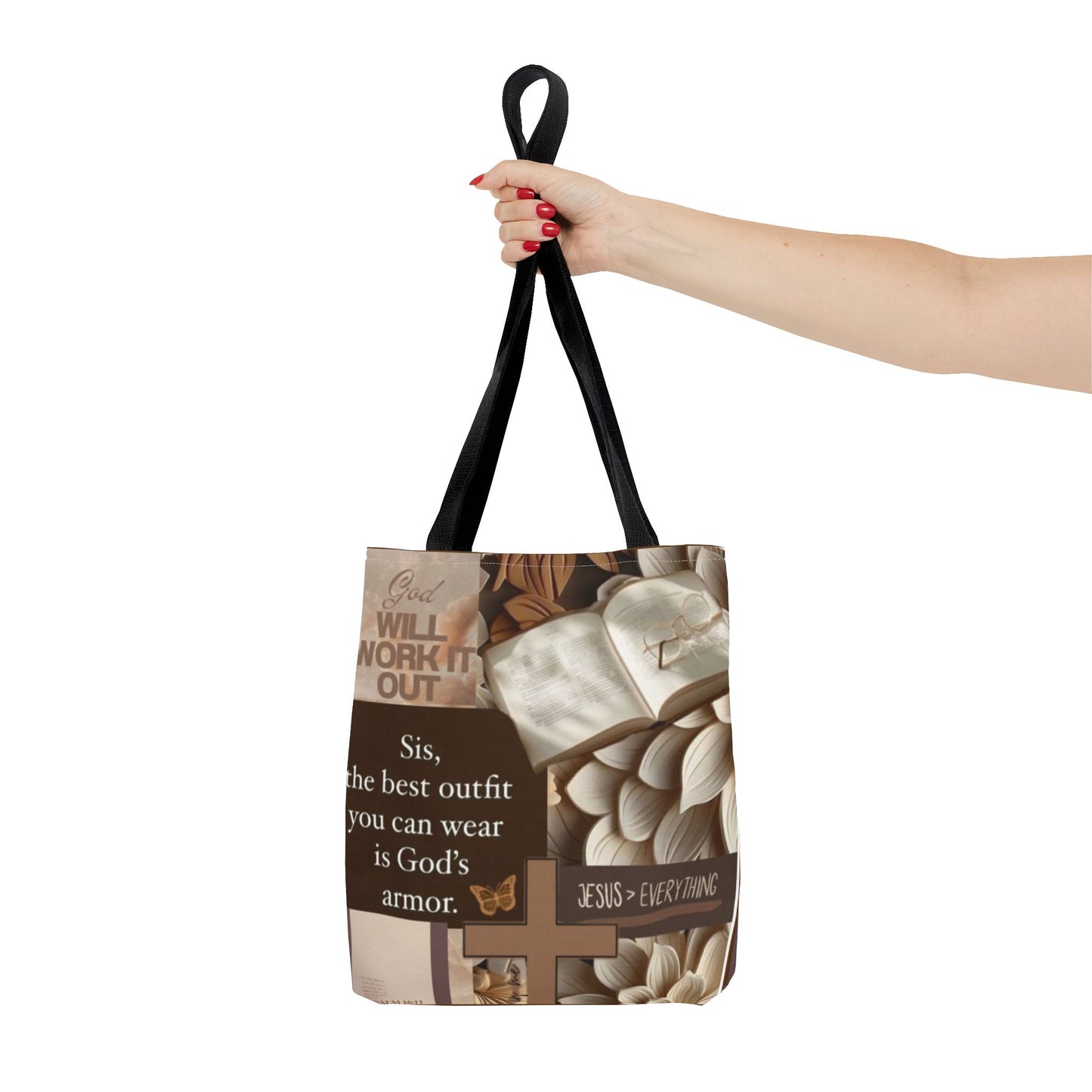 Inspirational Faith Tote Bag - Jesus is Everything Design