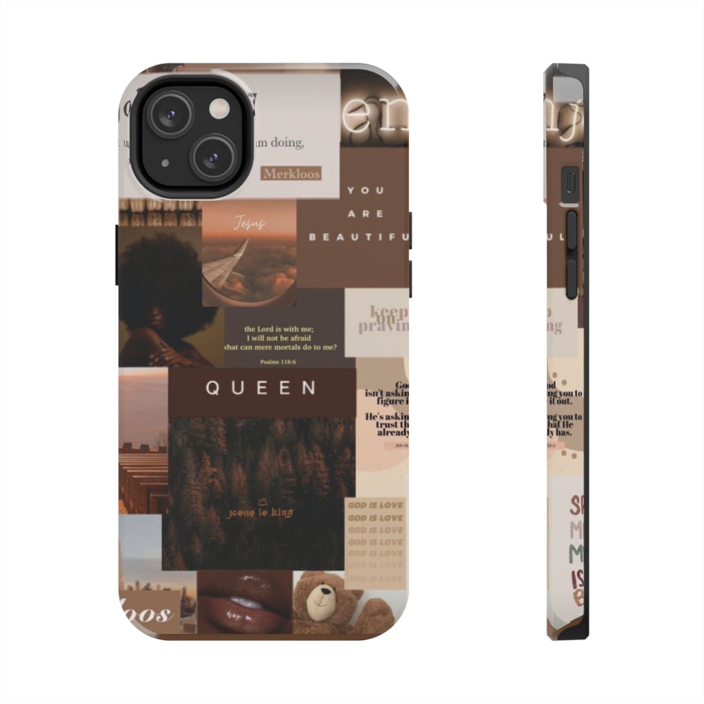 Jesus is King phone case identity, trust and power and every hold