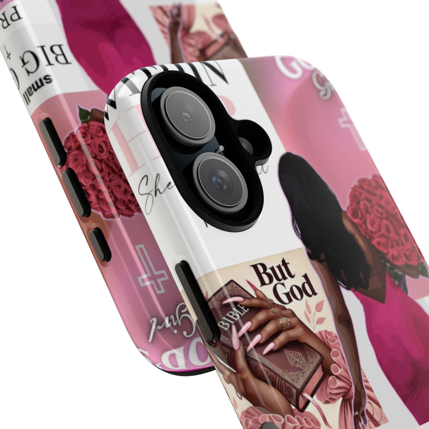 Same girl new game glow up with God phone case