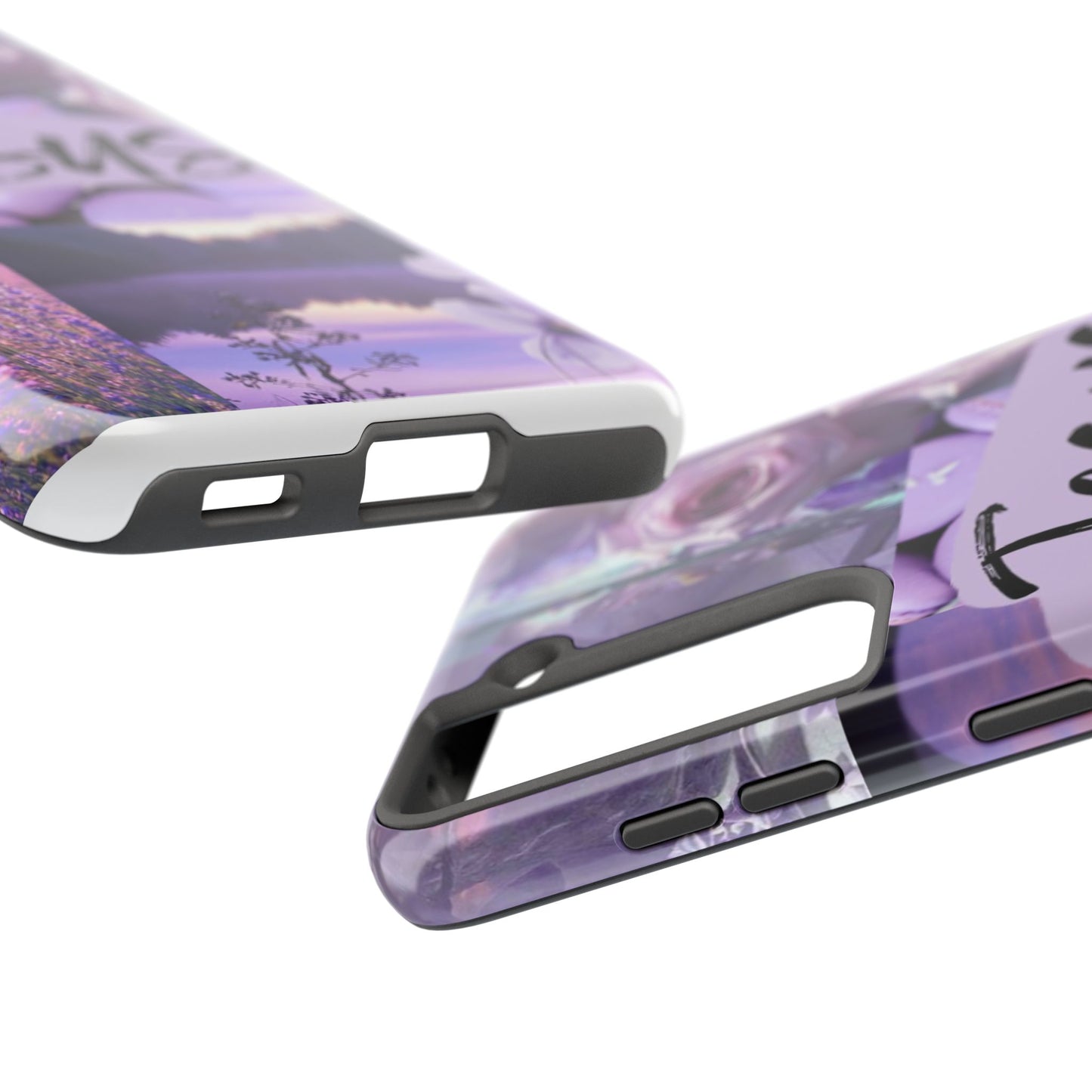 Jesus first phone case lavender floral faith design