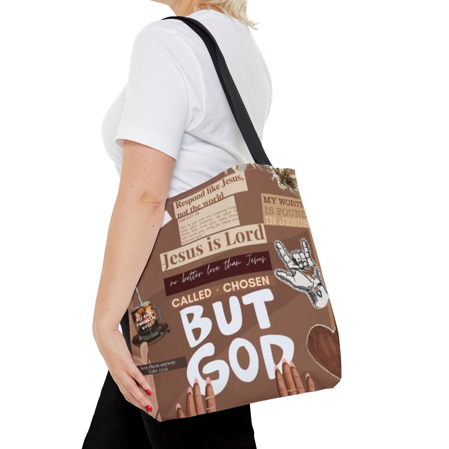 Inspirational Christian Tote Bag - 'Jesus is Lord' Design