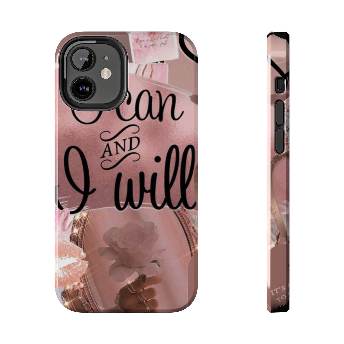 I can and I will  phone case faith, focus, and fierceness
