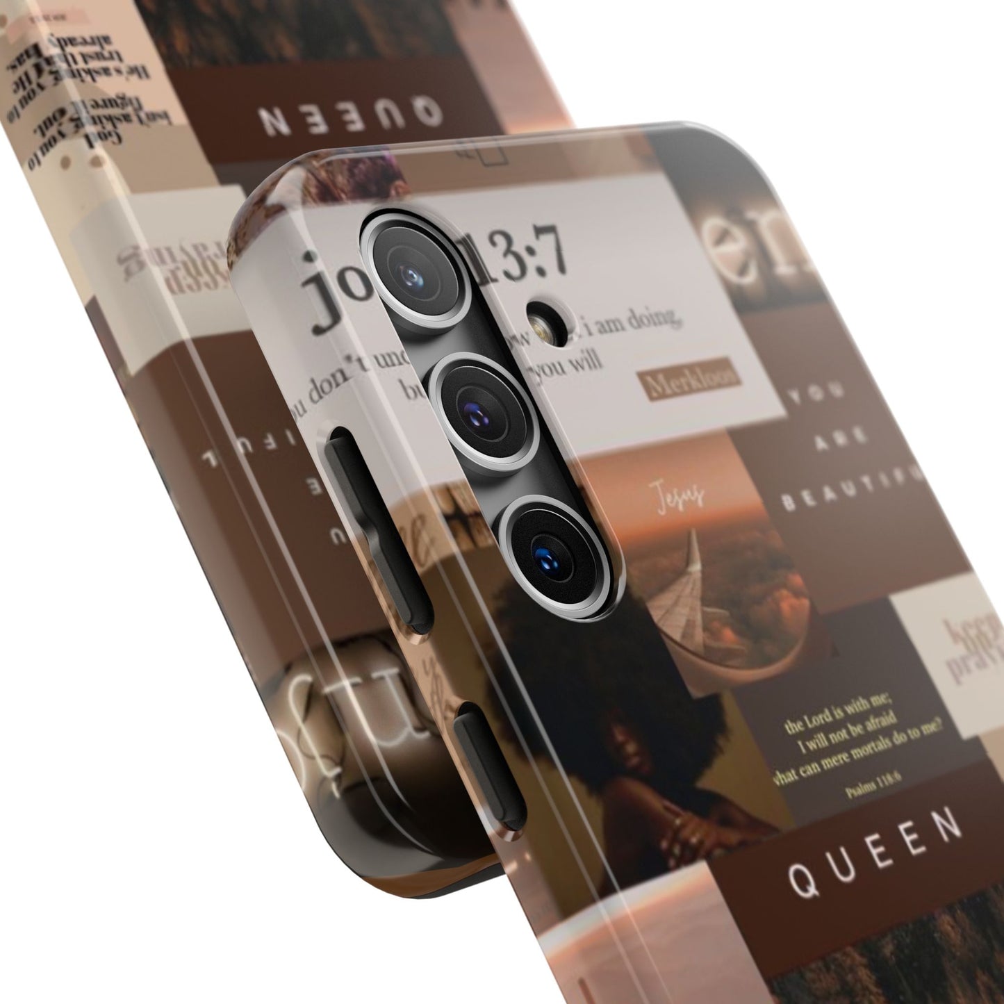 Jesus is King phone case identity, trust and power and every hold