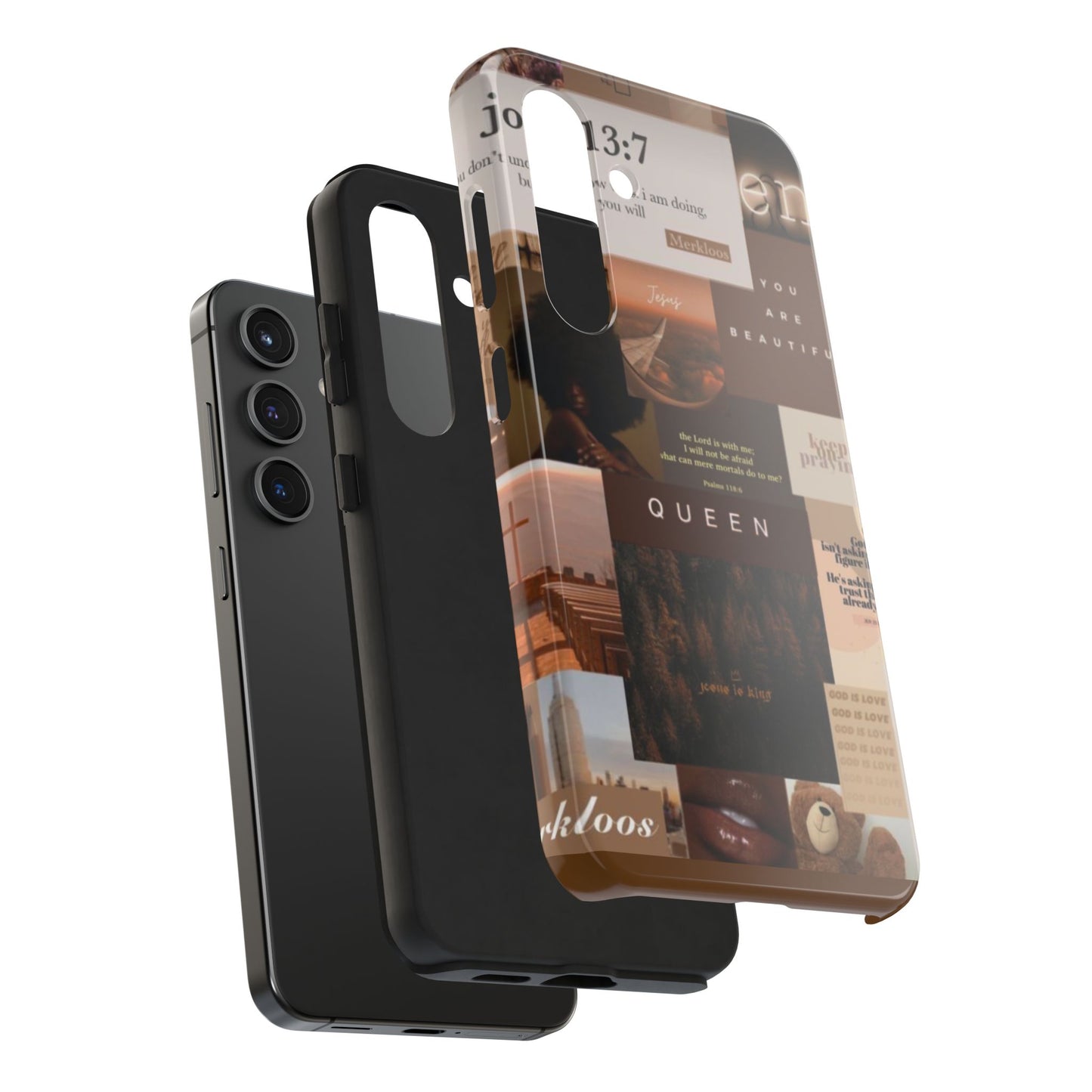Jesus is King phone case identity, trust and power and every hold