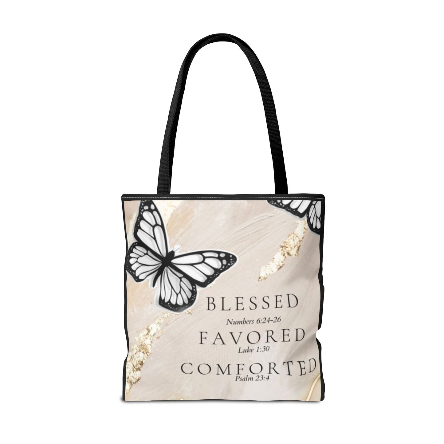 Blessed and  favored Tote Bag