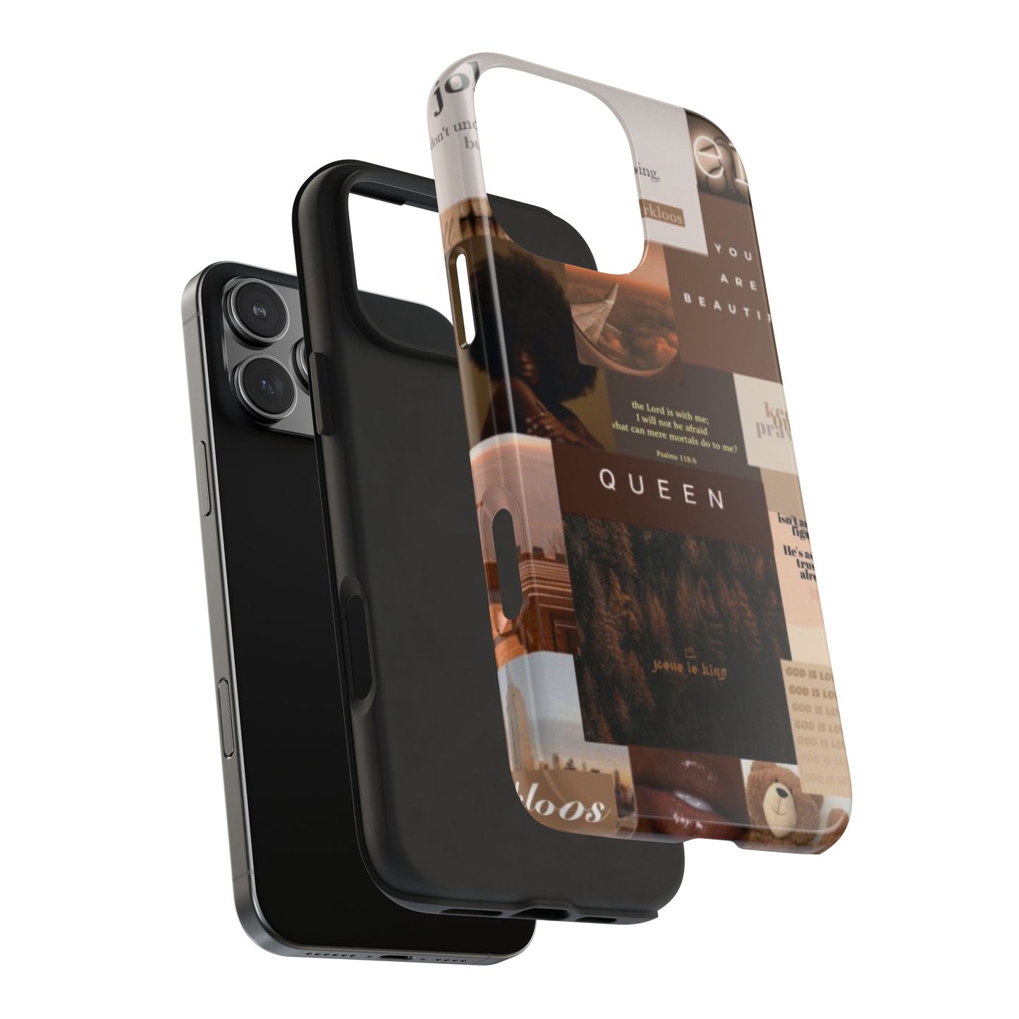 Jesus is King phone case identity, trust and power and every hold