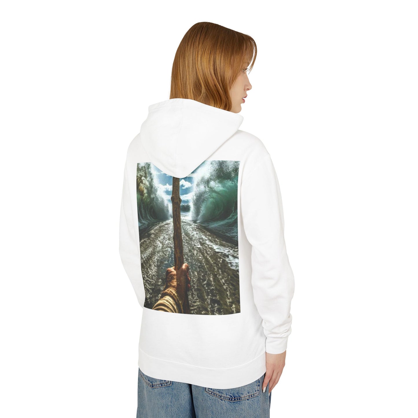 Faith over fear red sea hoodie